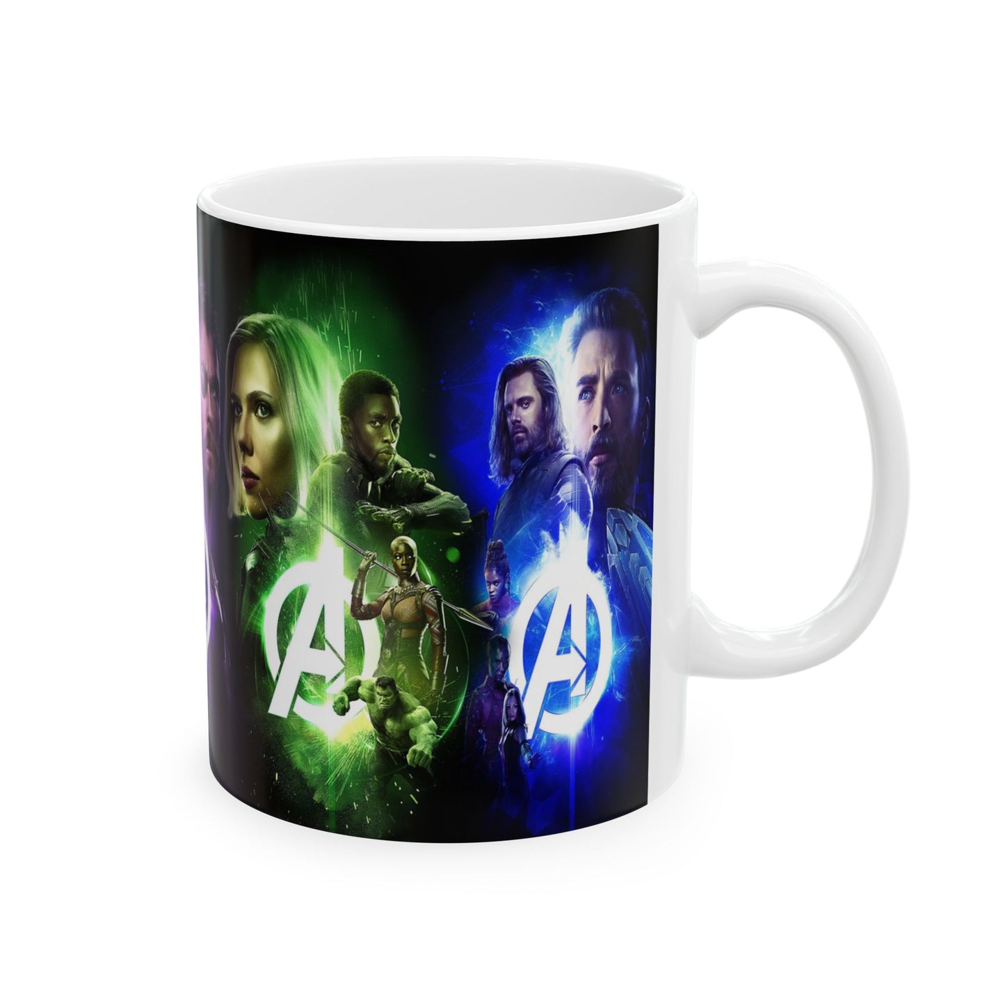 Avengers Ceramic Mug - Marvel Superhero Coffee Cup 11oz