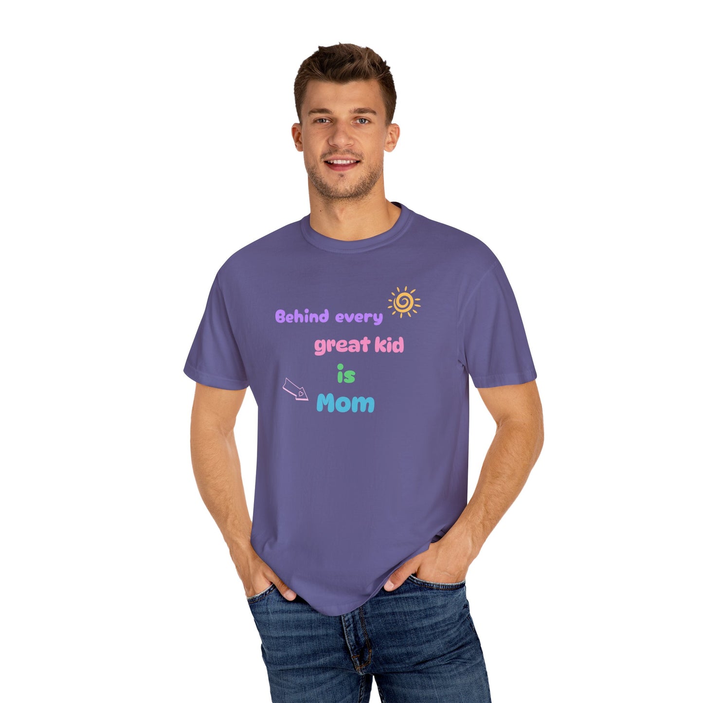 Mom Appreciation T-Shirt - "Behind Every Great Kid is Mom"