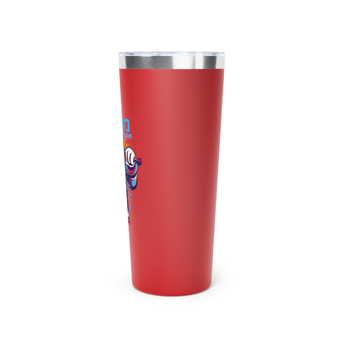 Stand Alone Copper Vacuum Insulated Tumbler - 22oz Fun Travel Mug