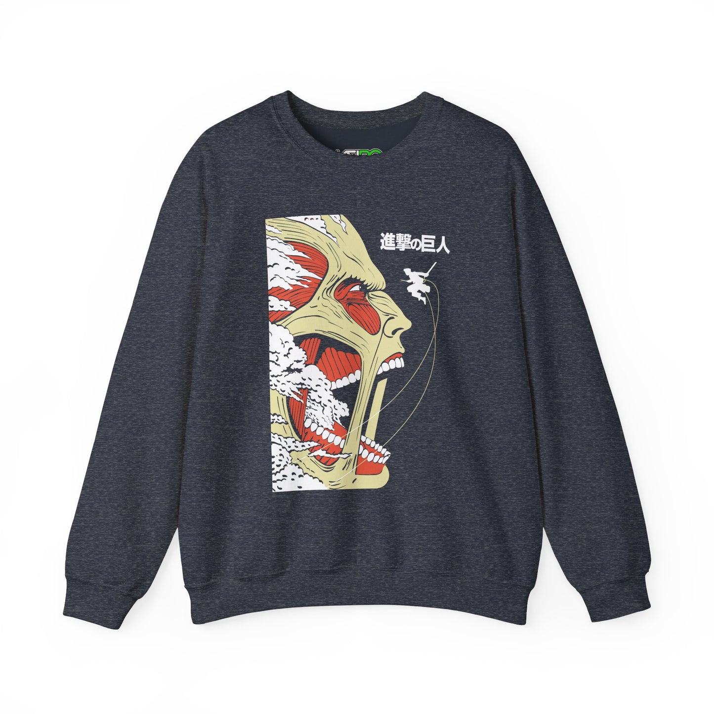 Unisex Heavy Sweatshirt Artistic Unique Face Design