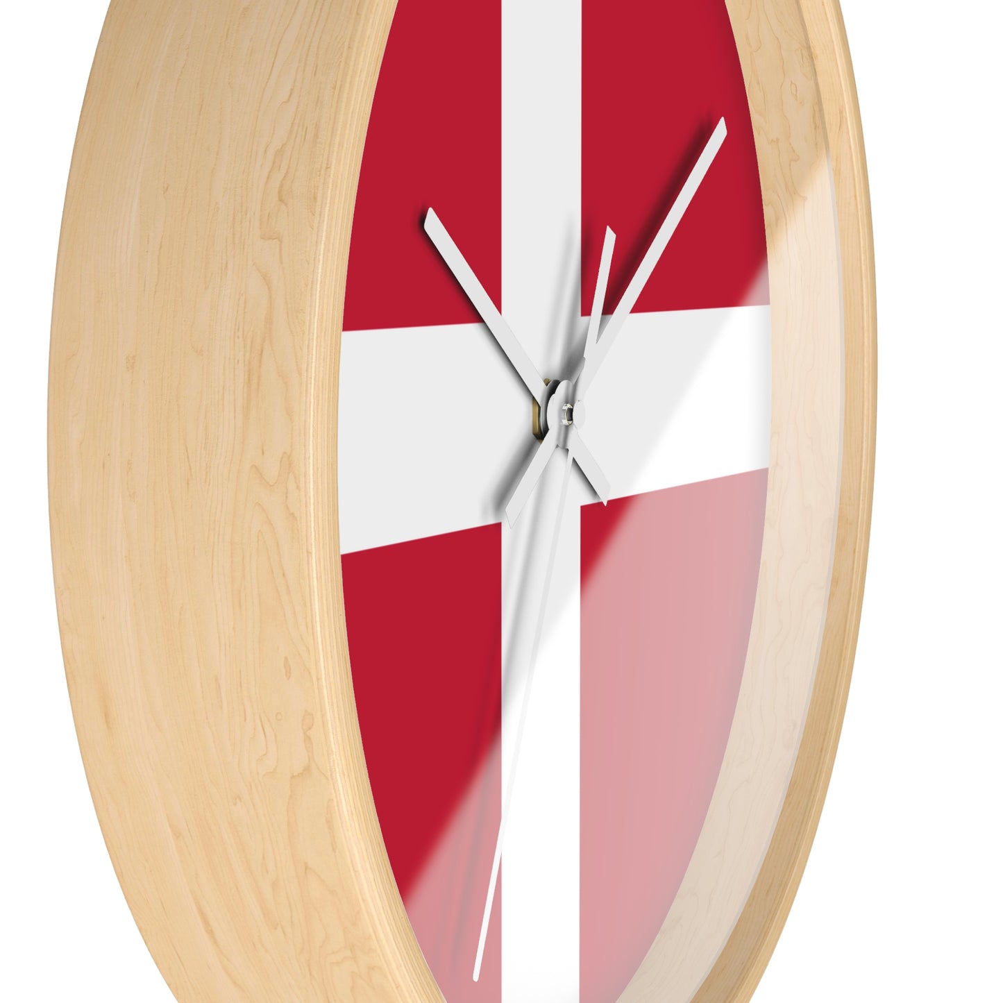 Danish Flag Wall Clock - Timeless Home Decor