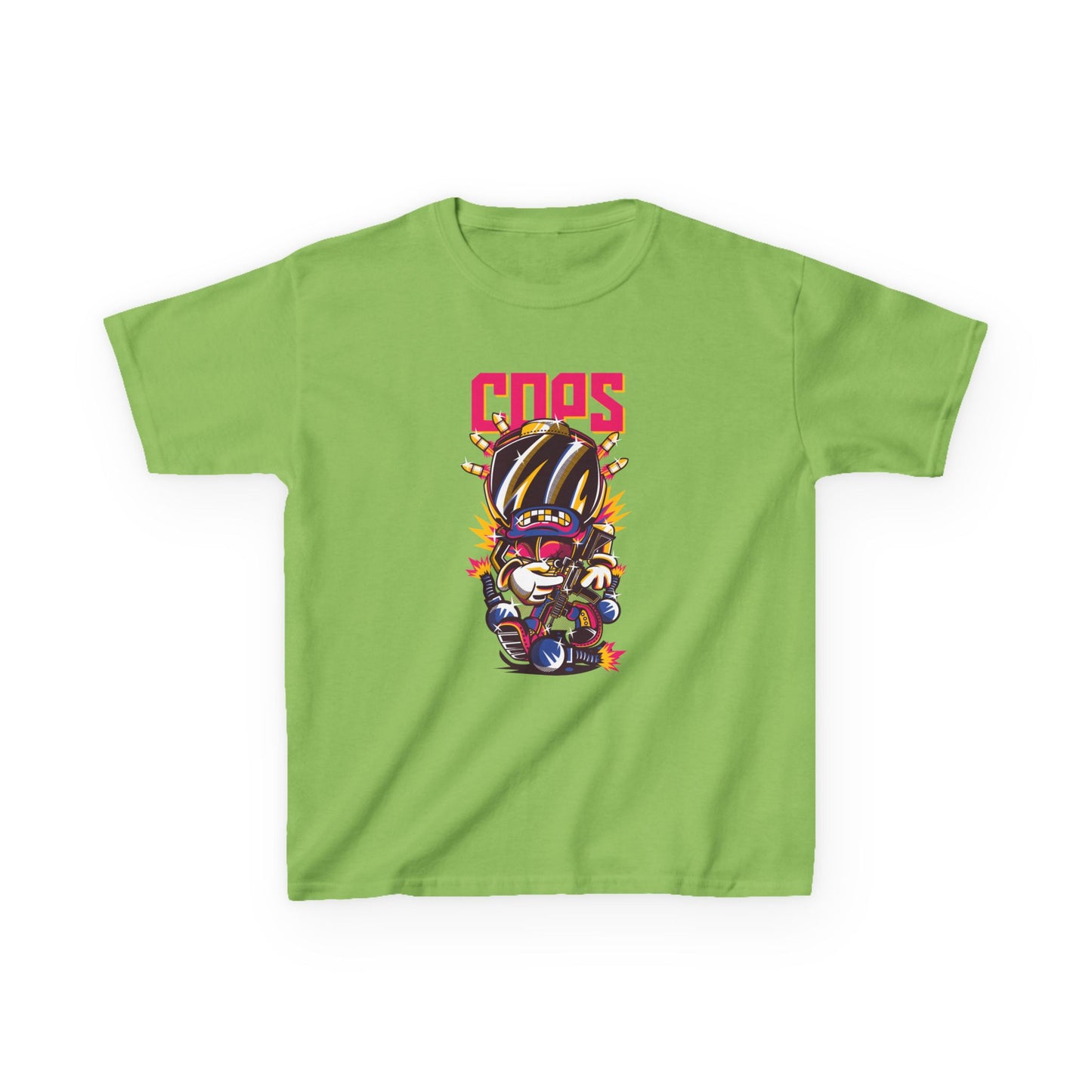 Cool Kids Graphic Tee Fun Cartoony Design for Little Adventurers