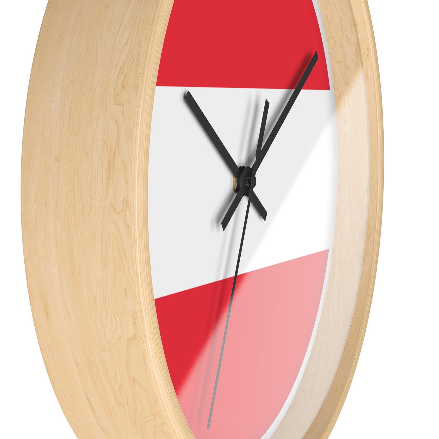 Austrian Flag Wall Clock - Unique Home Decor for Austria Lovers