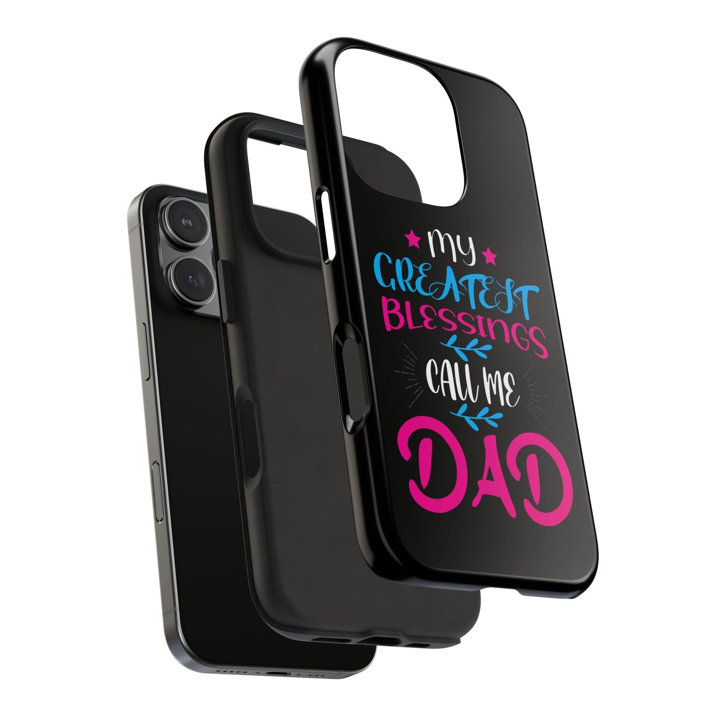 Personalized Phone Case - Fatherhood Dad My Greatest Blessings