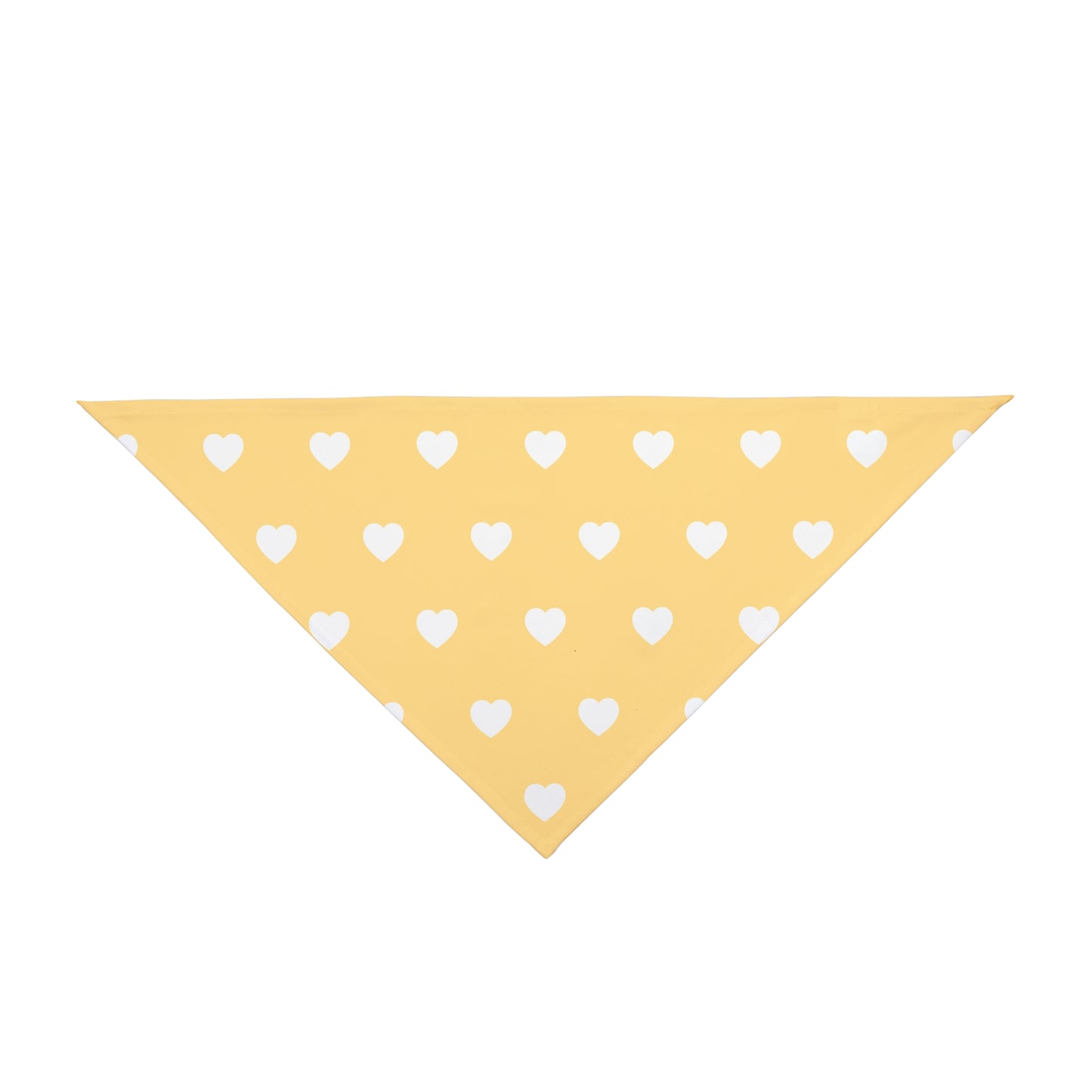 Love Heart Pattern Pet Bandana - Cute Puppy Accessory
