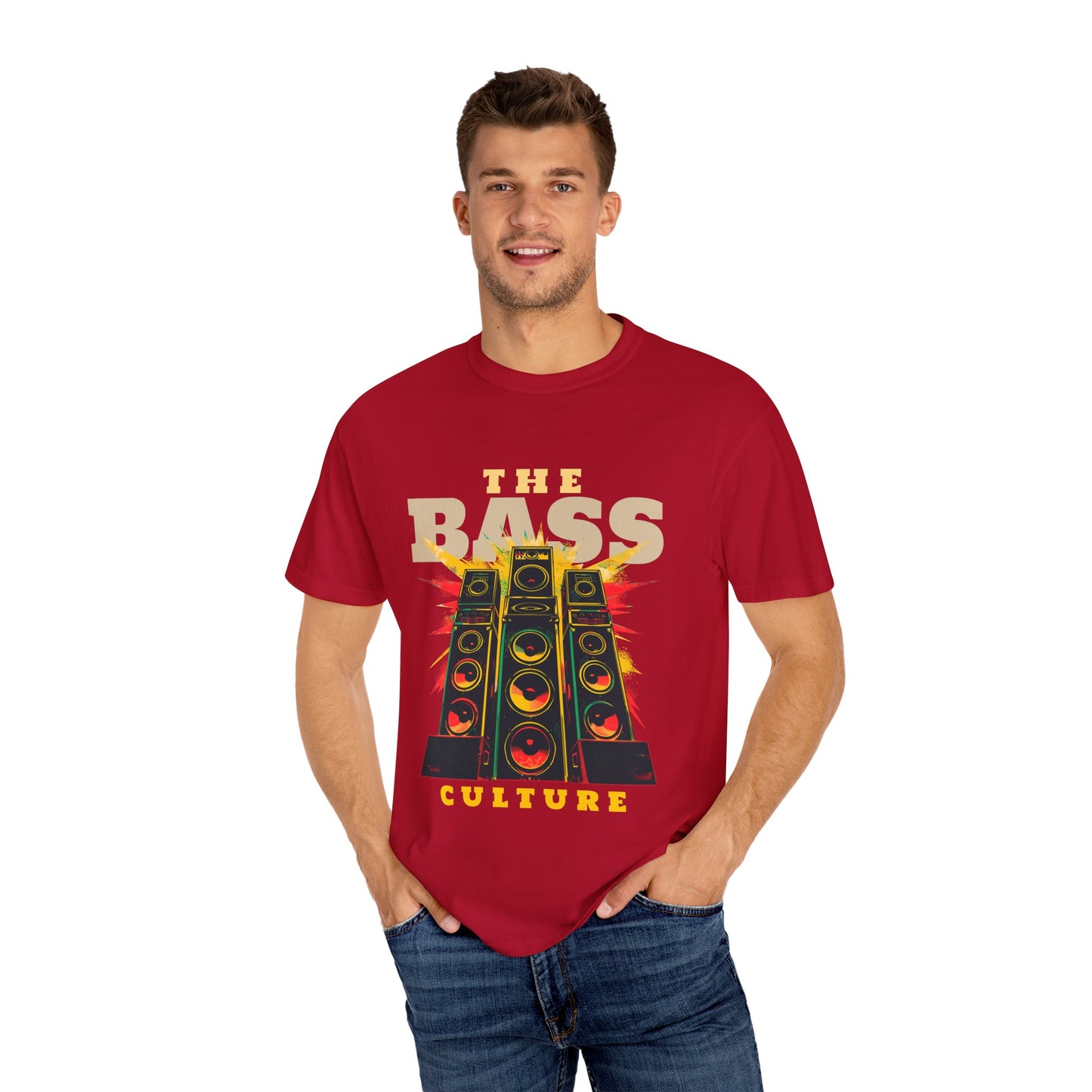 Men's Music Lovers Vintage Bass Culture T-Shirt
