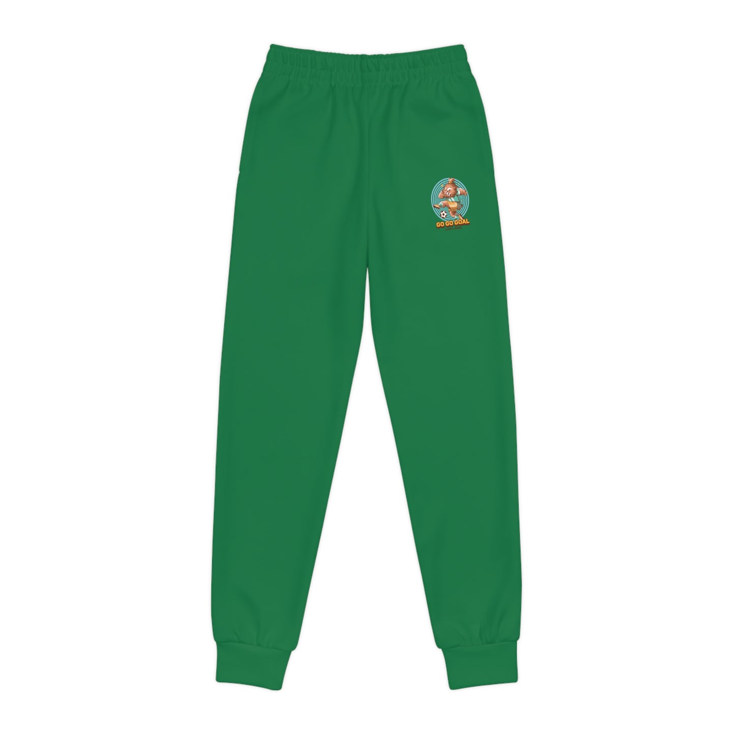 Kid's Green Joggers with Fun Design - Perfect for Playtime and Activewear