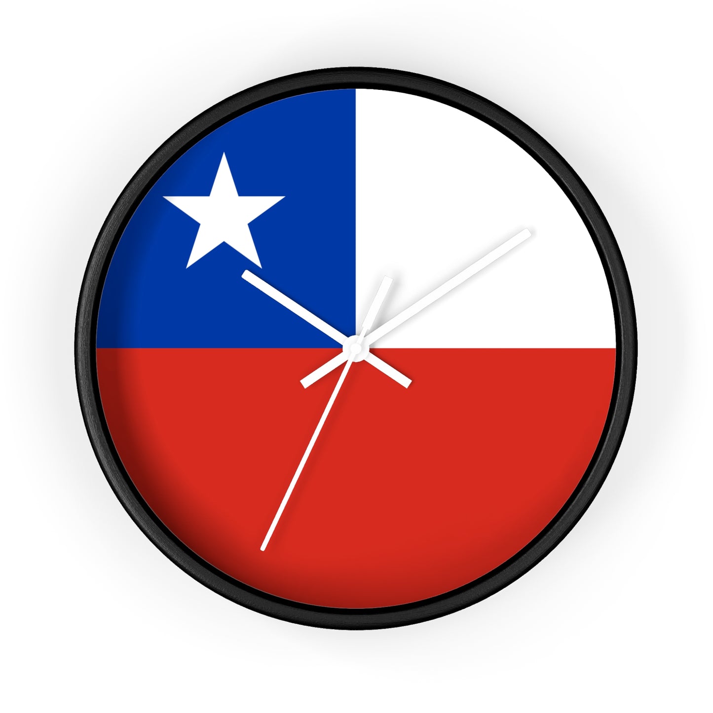 Chilean Flag Wall Clock - Stylish Timepiece for Home Decor - Perfect Gift