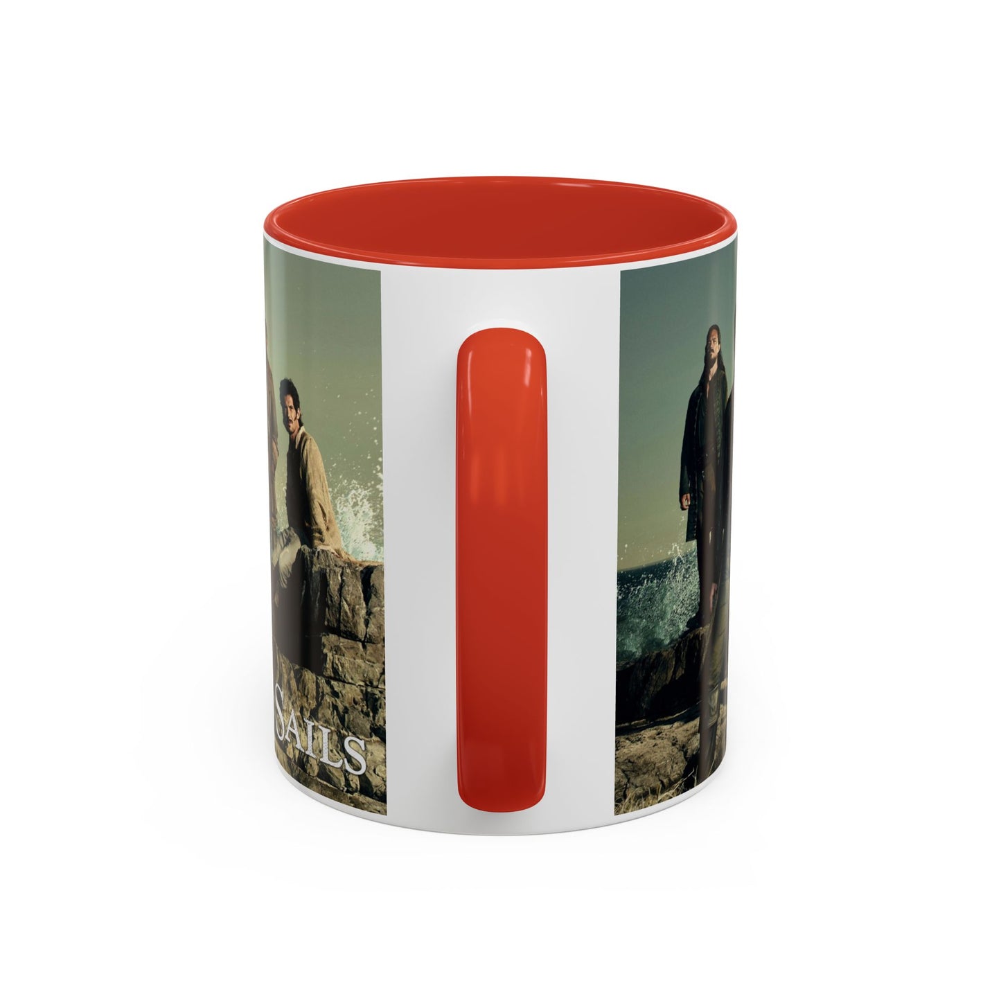 Black Sails Accent Coffee Mug - 11oz & 15oz | For Fans of Adventure & Pirates
