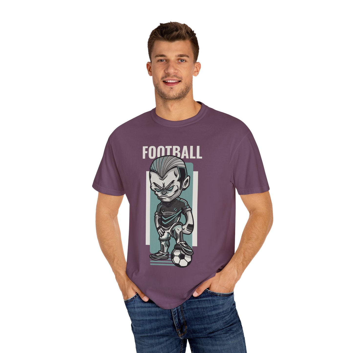 Unisex T-Shirt Football Cartoon erfect Gift for Soccer Fans