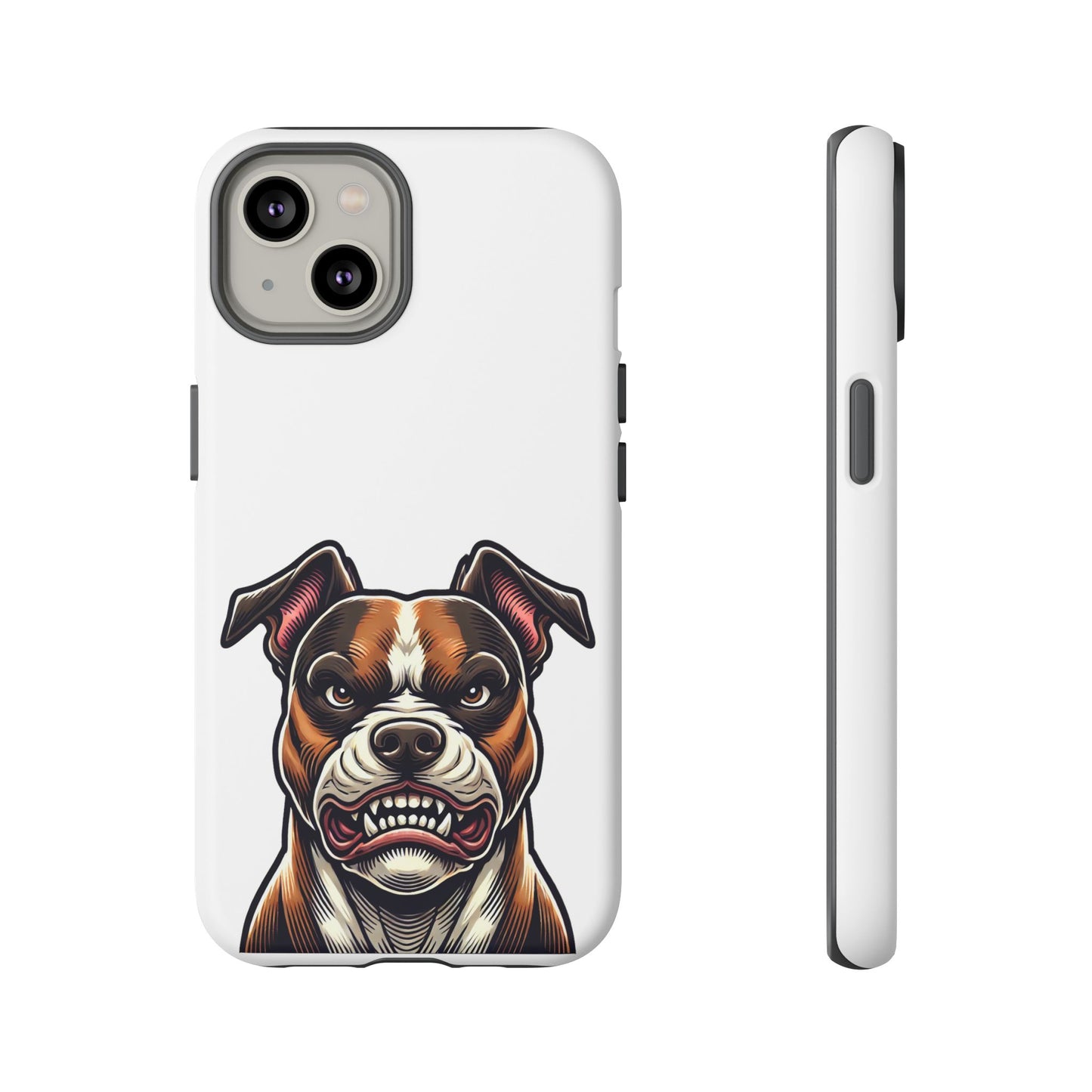 Tough Cases: Pit Bull Design Phone Case for Animal Lovers