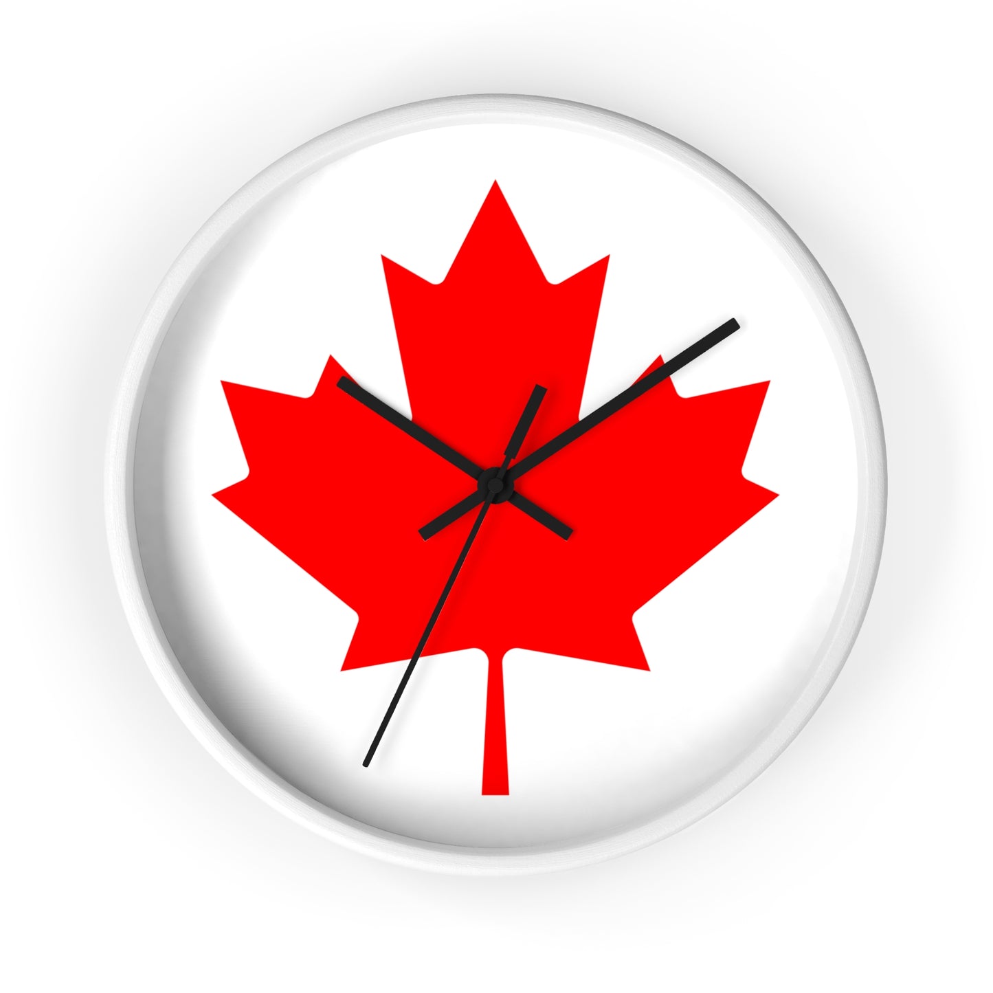 Canadian Maple Leaf Wall Clock - Perfect for Home & Office Decor