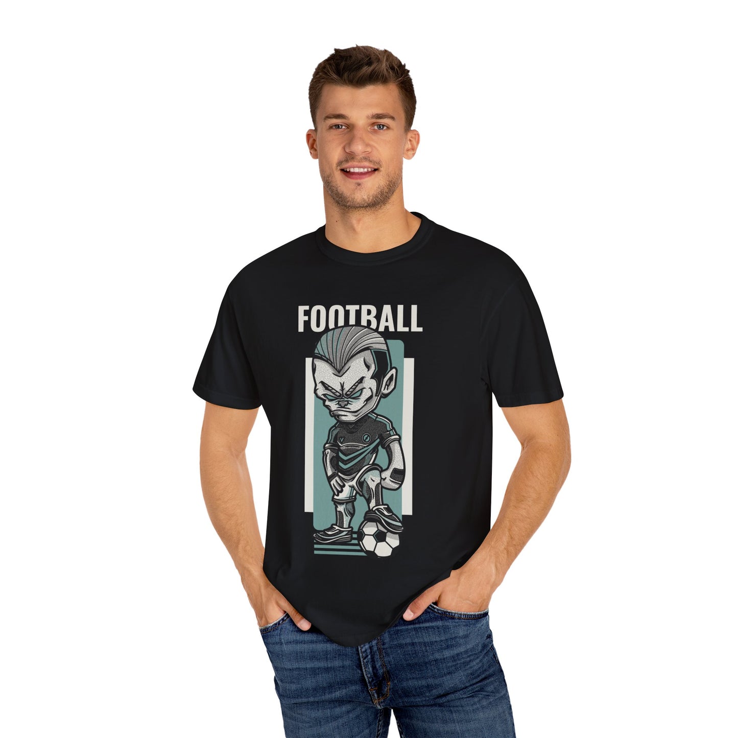 Unisex T-Shirt Football Cartoon erfect Gift for Soccer Fans