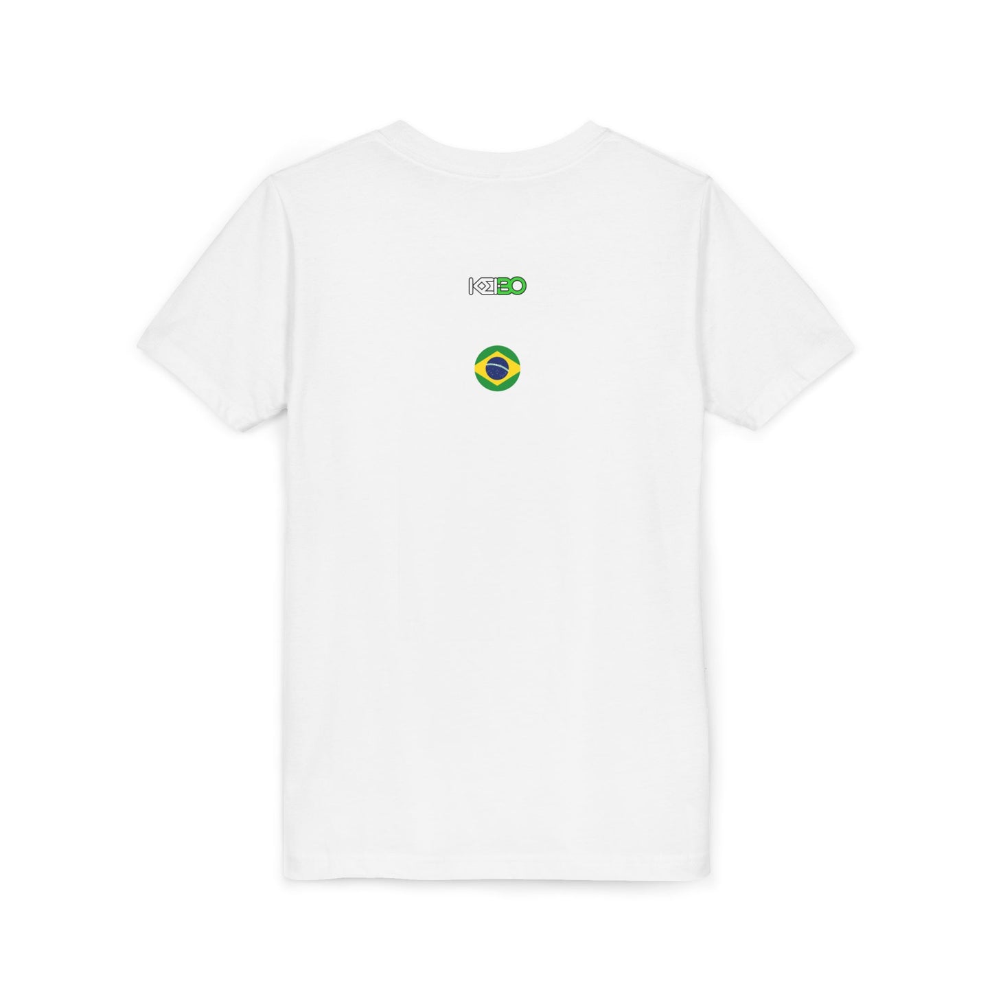 Brazilian Kids' Fun Broccoli Soccer Tee - "Taste the Green" for Active Kids