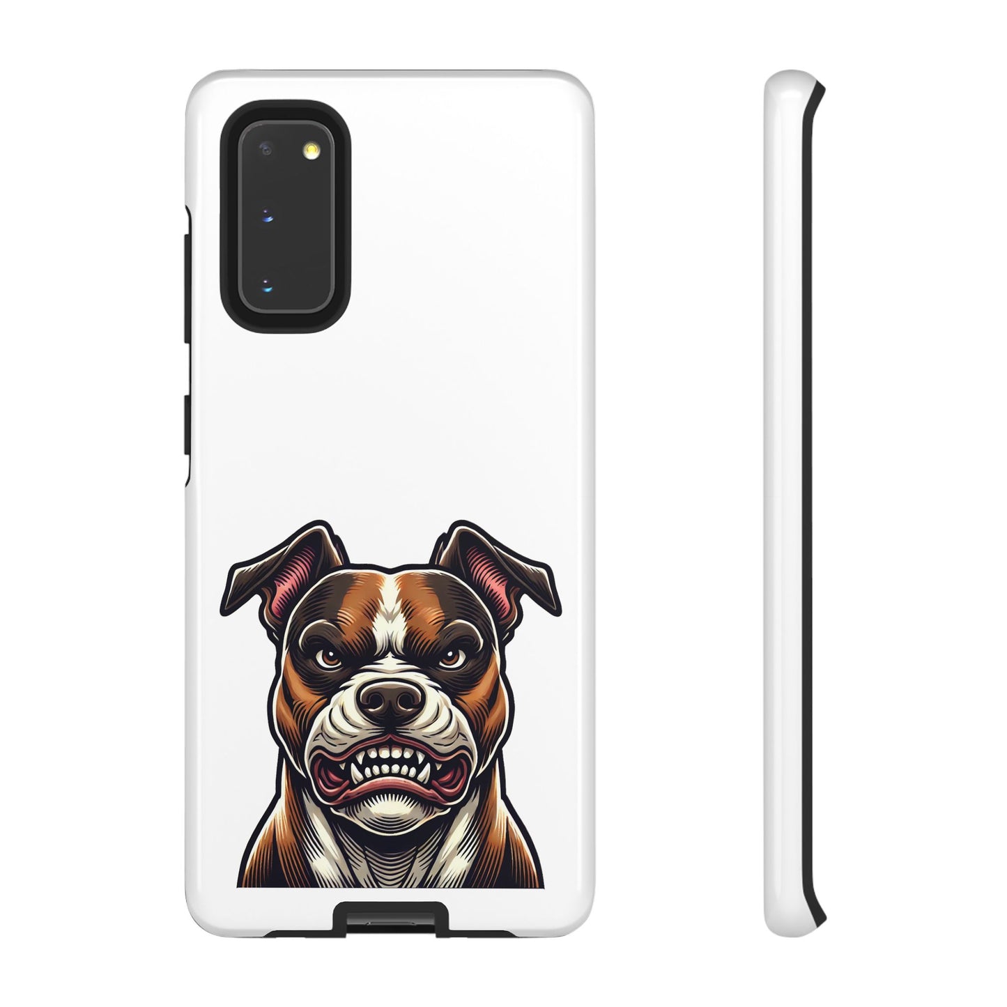 Tough Cases: Pit Bull Design Phone Case for Animal Lovers