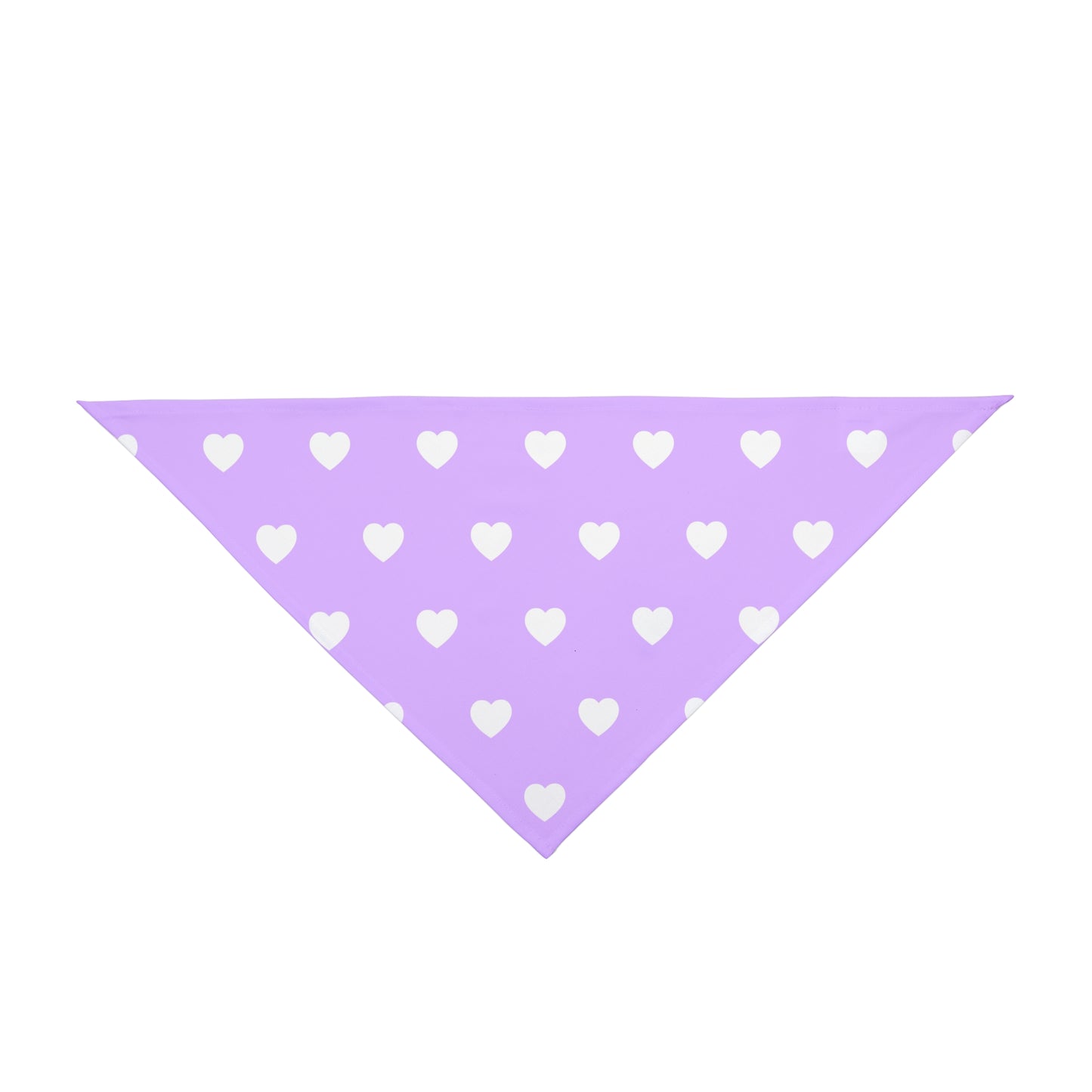 Love Heart Pattern Pet Bandana - Cute Puppy Accessory