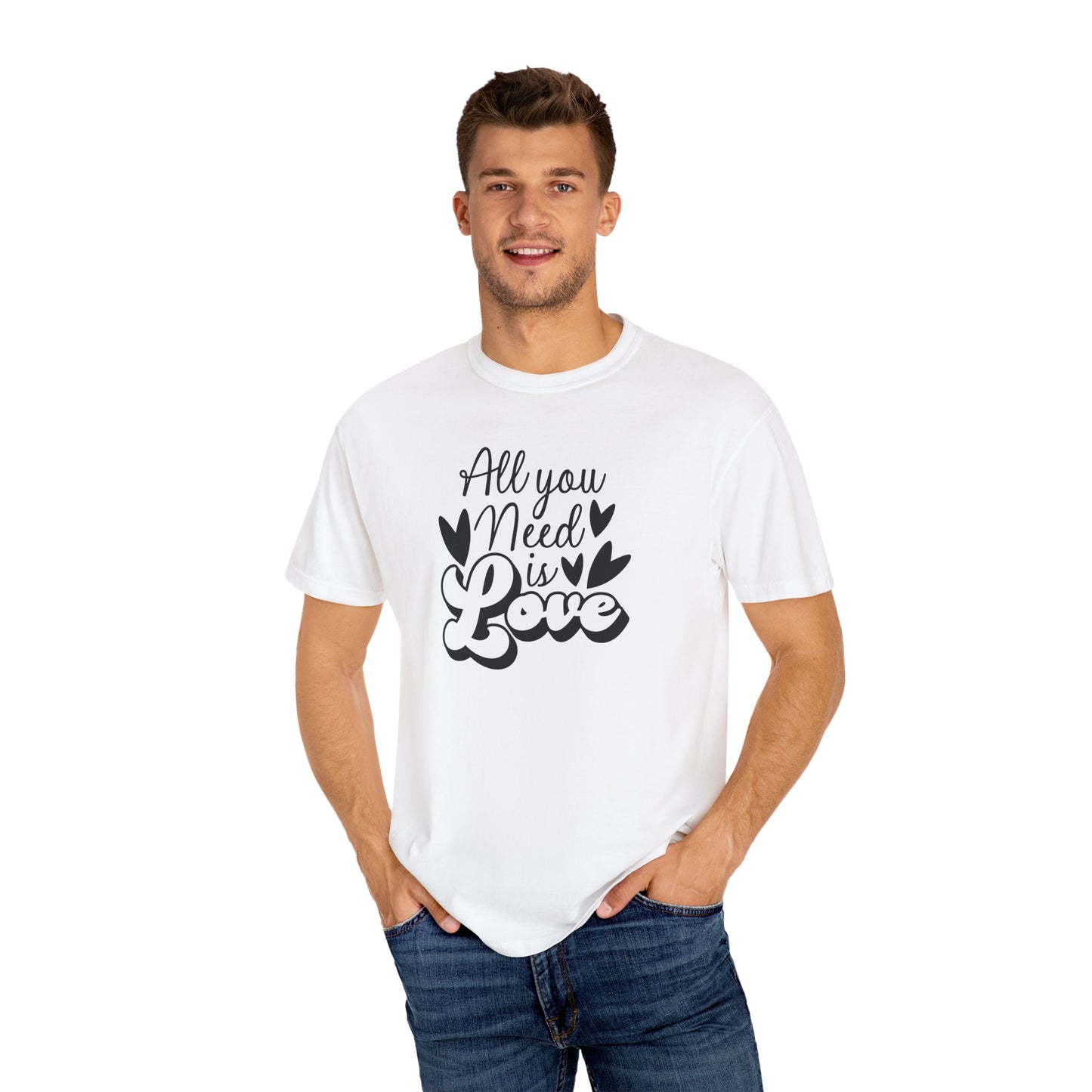 Women Graphic T-Shirt All You Need Is Love for Valentine's Day