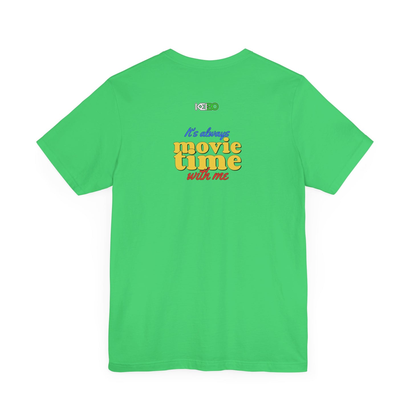 Movie Time Men's Jersey Tee - Fun Graphic T-Shirt for Film Lovers