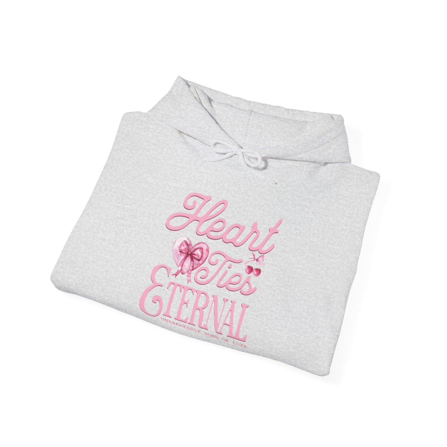 Women Love Vibes Hooded - "Heart Ties Eternal" Valentine's Day Vibes