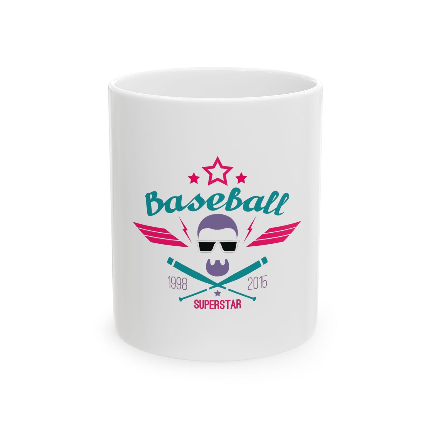 Baseball Superstar Ceramic Mug 11oz
