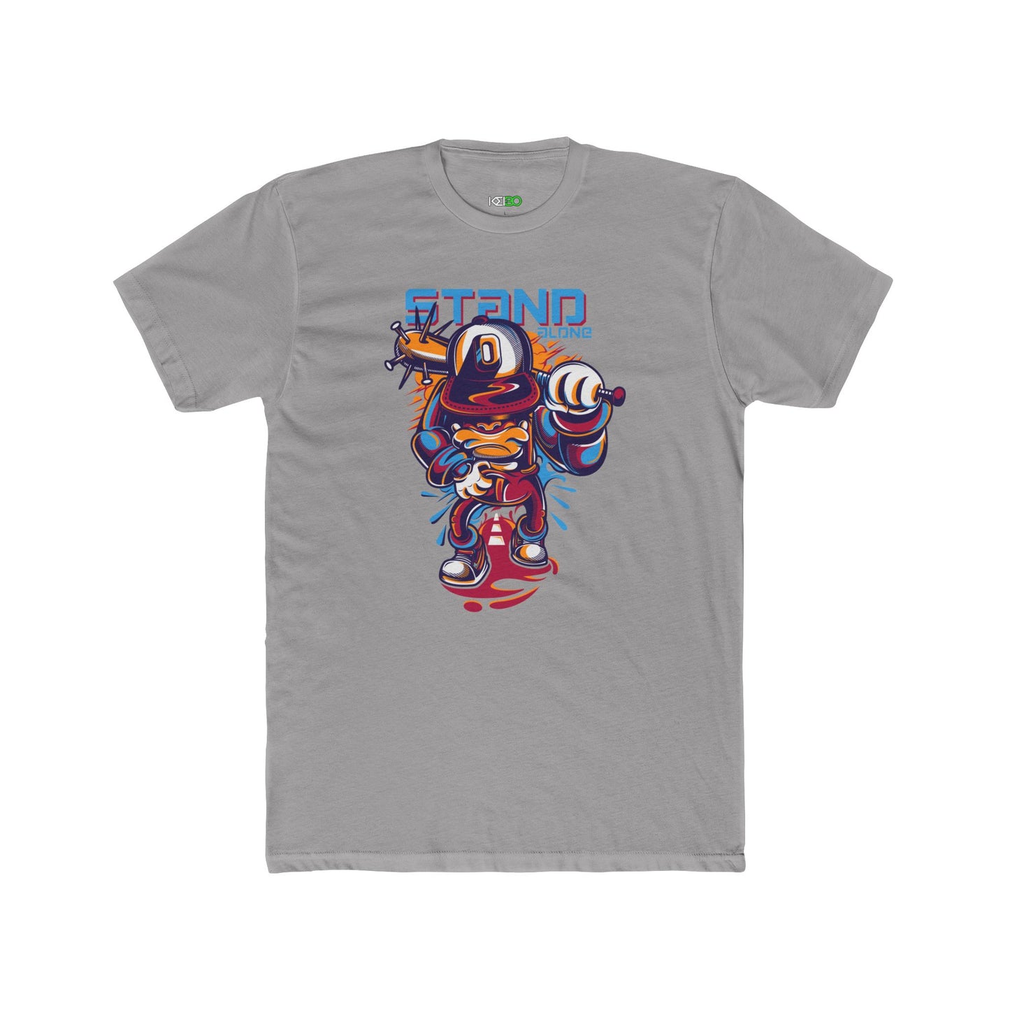 Stand Strong Unisex Cotton Crew Tee - Cartoon Inspired Graphic T-Shirt