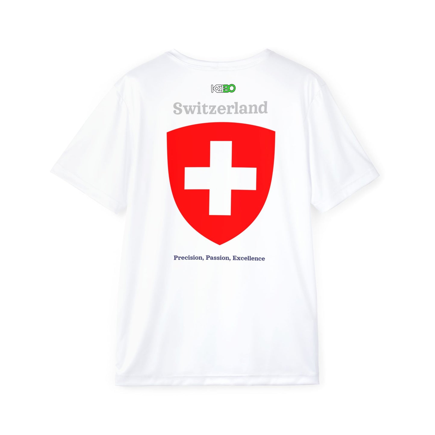 Swiss Sports Jersey Switzerland Flag - Precision, Passion, Excellence