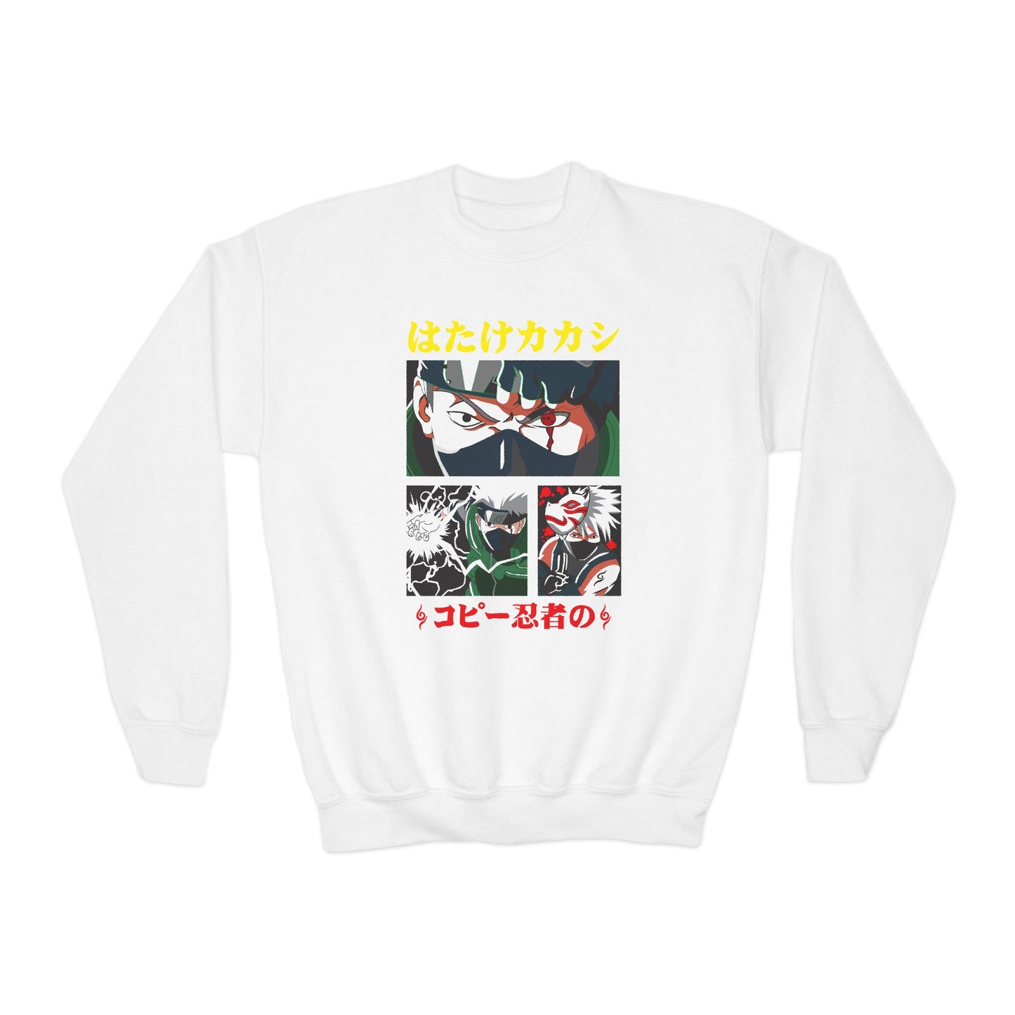 Youth Naruto Anime Sweatshirt – Stylish & Comfy for Kids