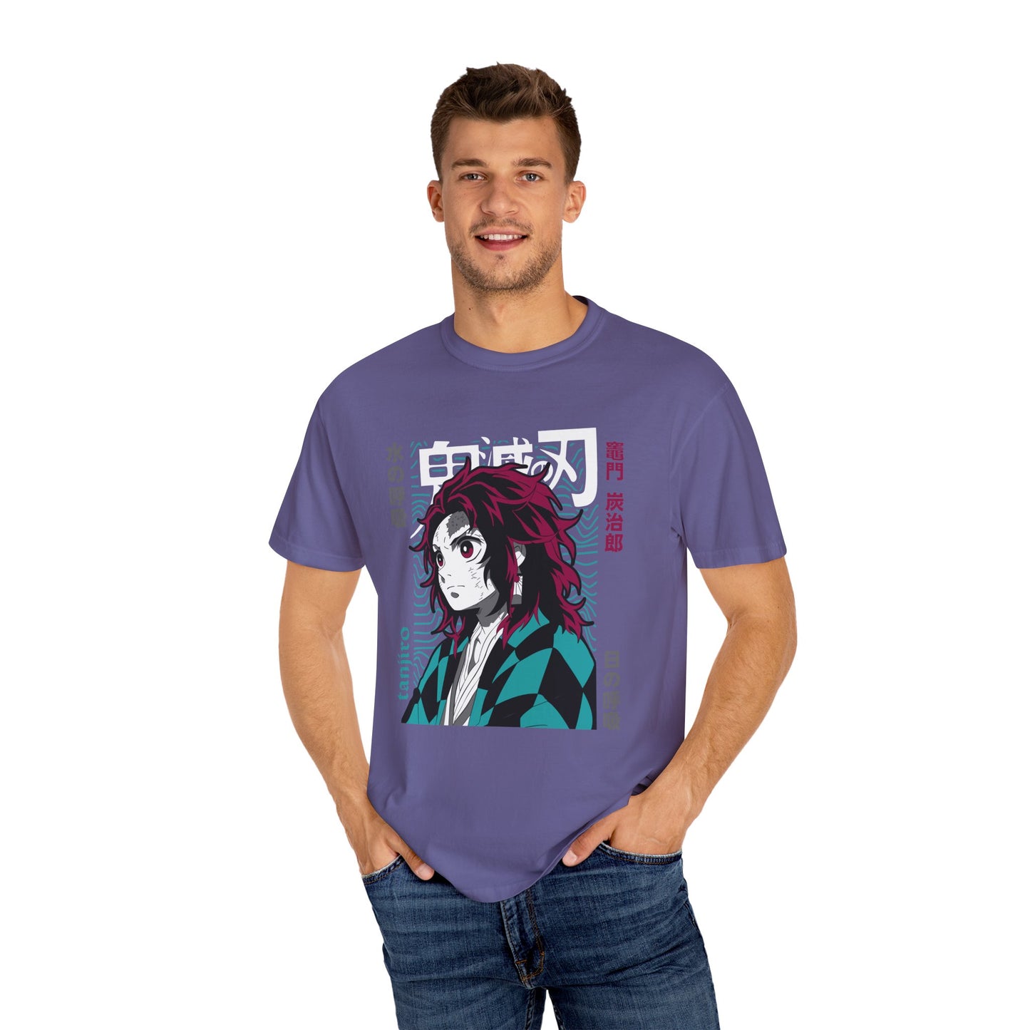 Unisex Anime-Inspired Tanjiro Design T-Shirt
