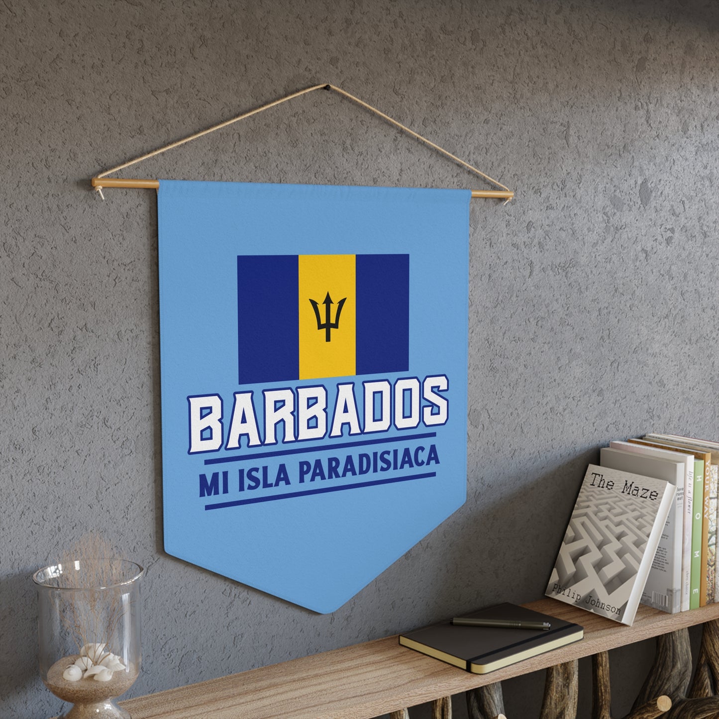 Barbados Pennant Wall Decor - Island Vibes Home Banner