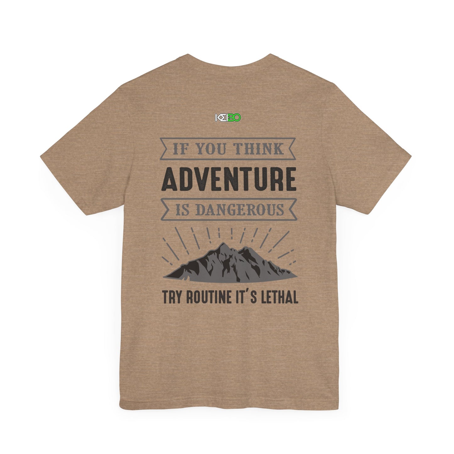 Adventure Men's Jersey Tee - Bold Quotes for Outdoor Explorers