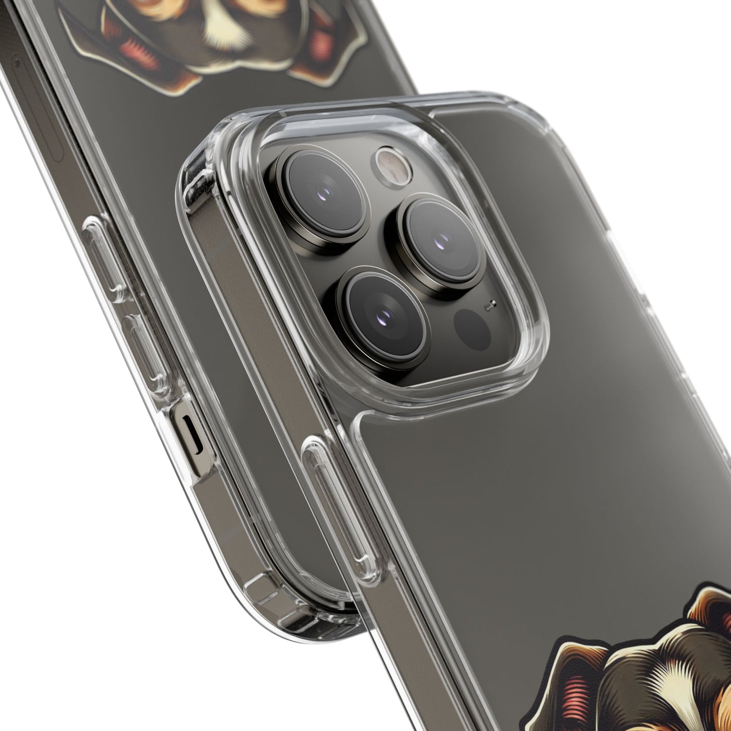 Pit Bull Print Clear Case - Perfect for Pet Lovers