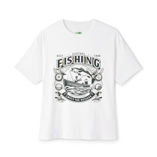 Fishing Lovers Men’s Oversized Tee - Outdoor Adventure T-shirt