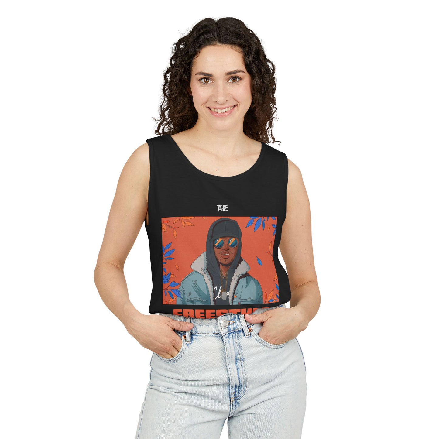 Men's Freestyle Graphic Tank Top Summer Vibes Casual Wear