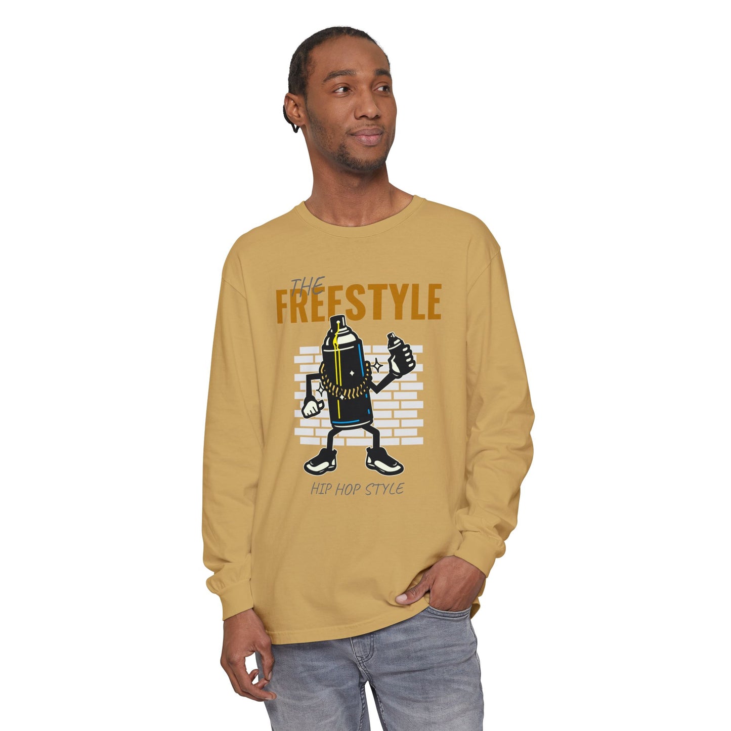 Men's Hip Hop Style Long Sleeve The Freestyle