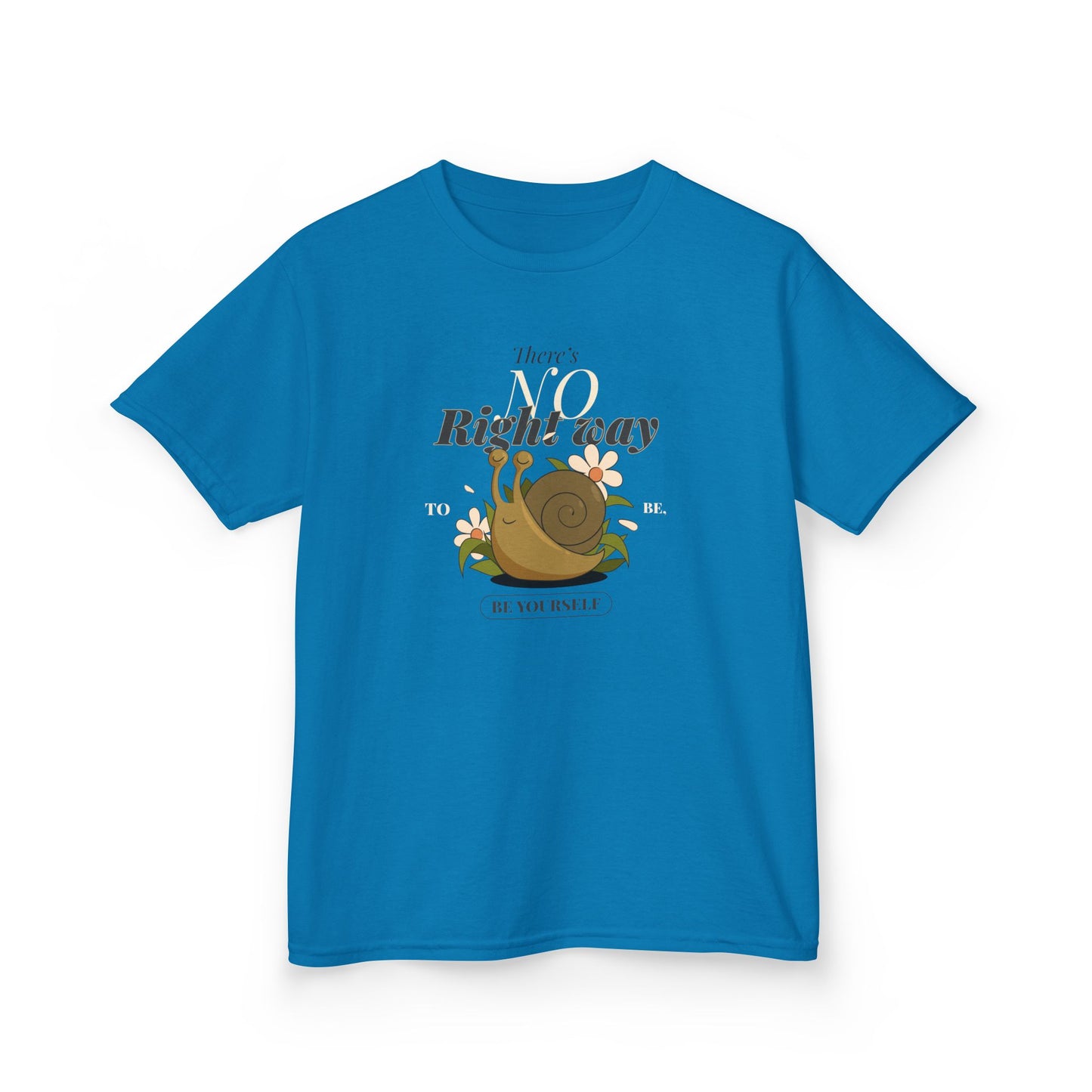 Kids Tee Snail Graphic 'There's Right Way' Inspirational T-Shirt