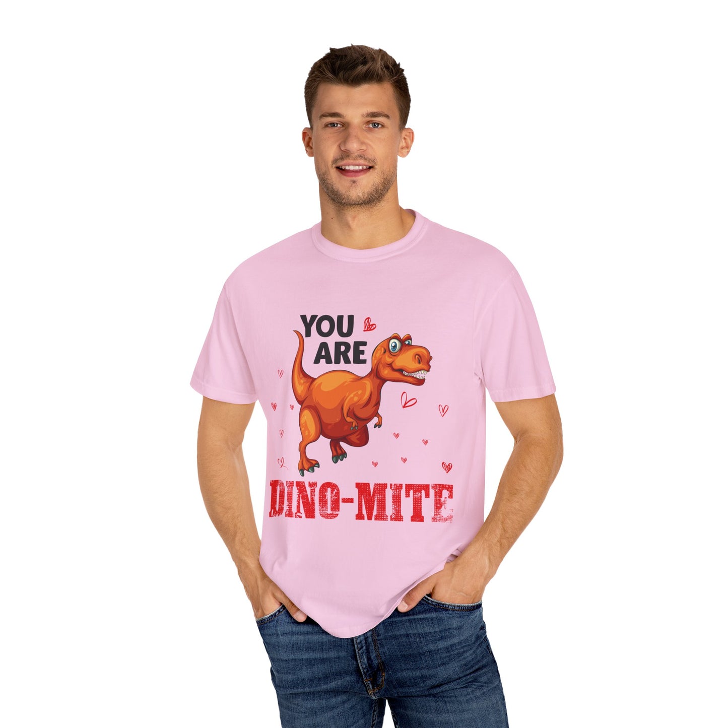 Dino-Mite T-Shirt - Valentine's Day and Dinosaur Lovers Gift