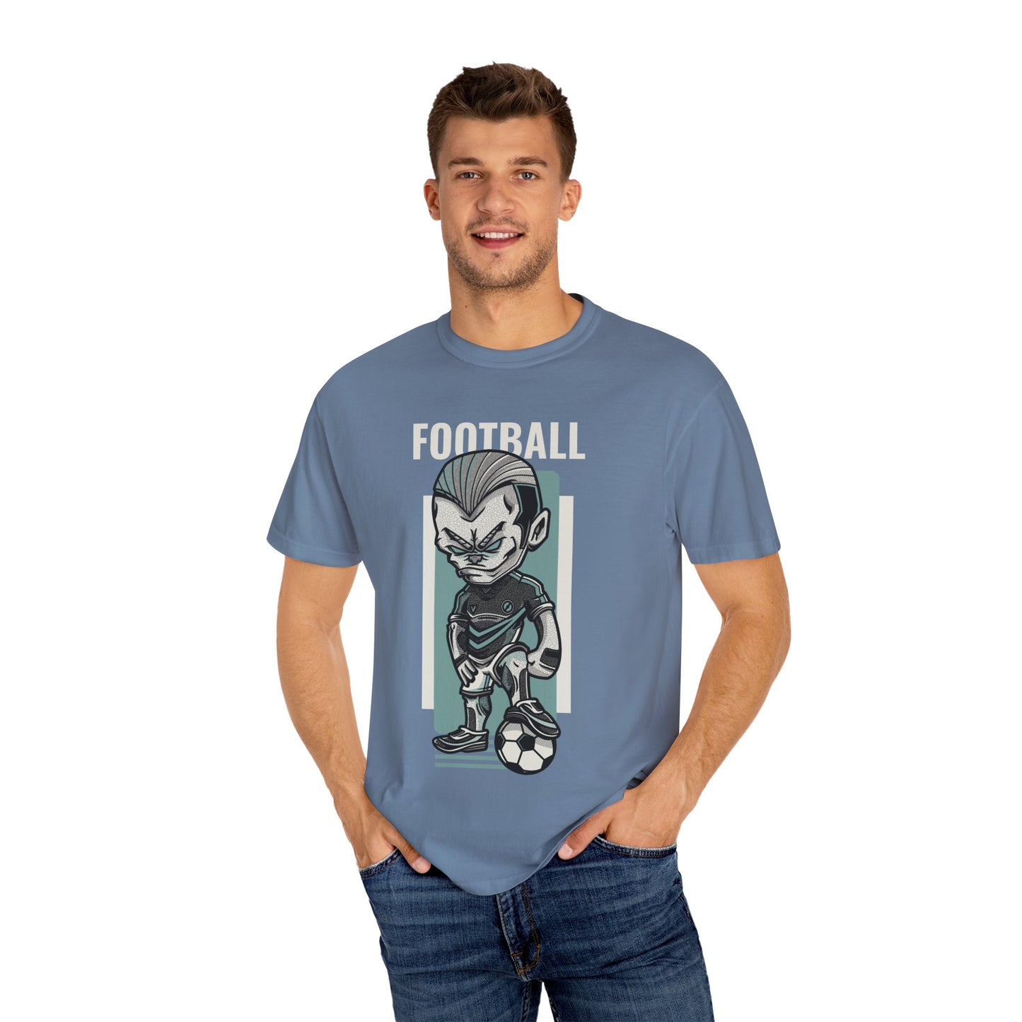 Unisex T-Shirt Football Cartoon erfect Gift for Soccer Fans