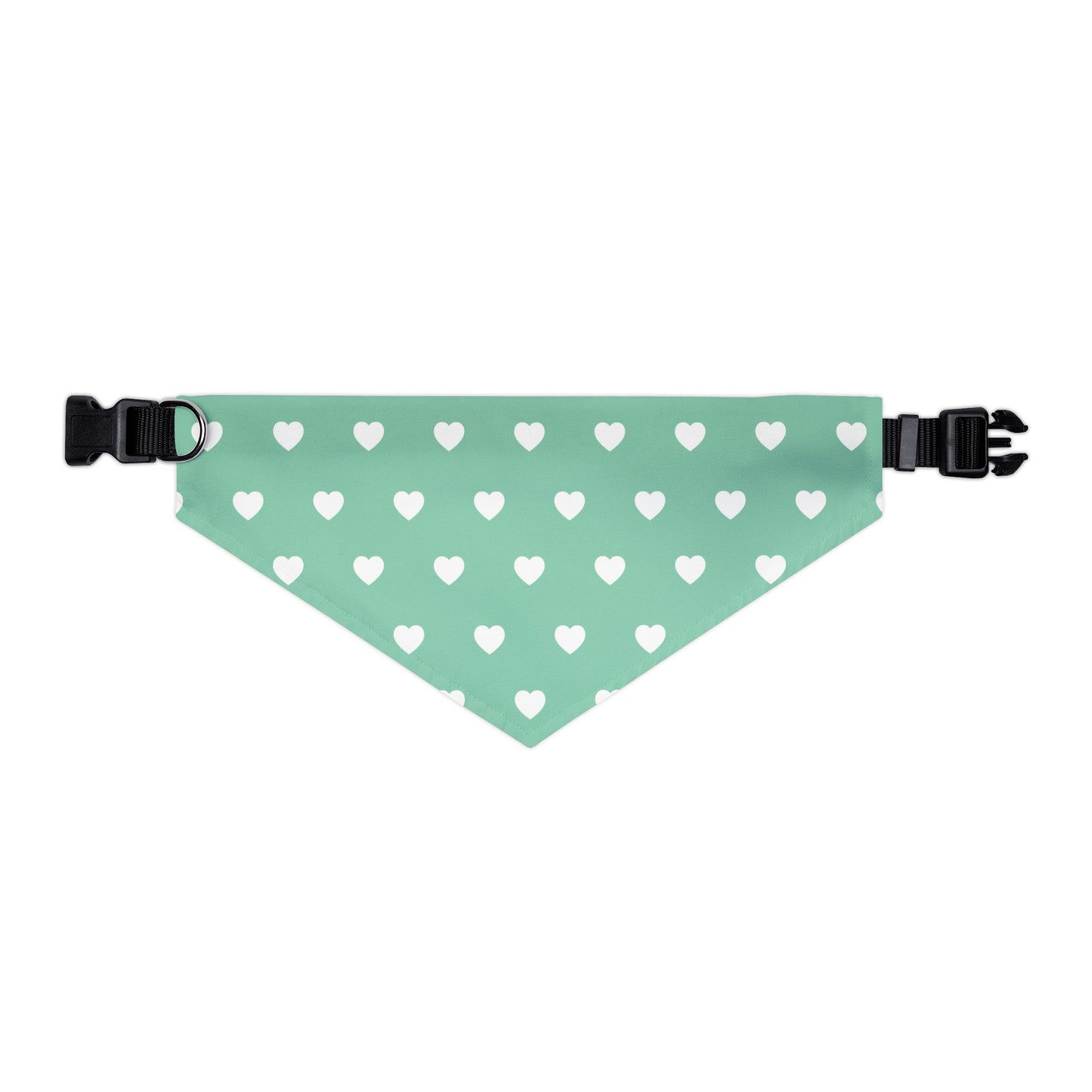 Love Heart Pattern Pet Bandana Collar for Dogs