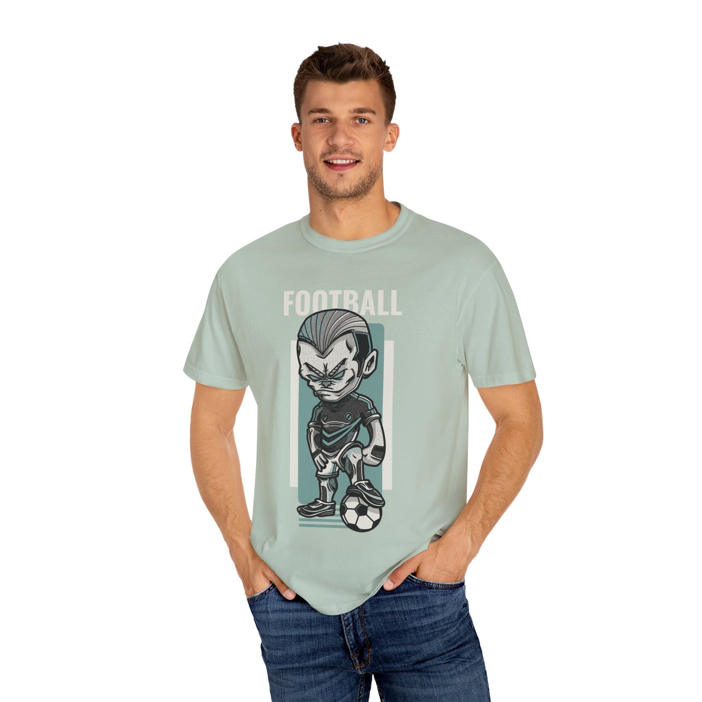 Unisex T-Shirt Football Cartoon erfect Gift for Soccer Fans