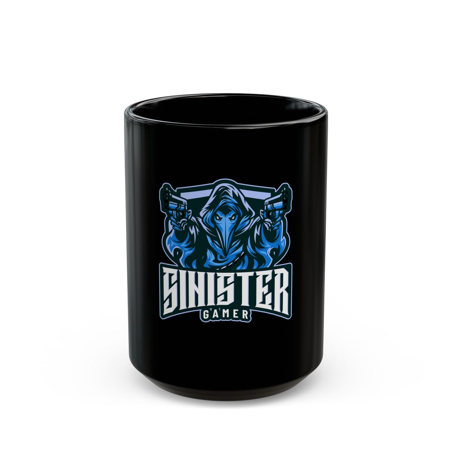 Sinister Gamer Black Mug – Perfect for Coffee & Gaming Enthusiasts