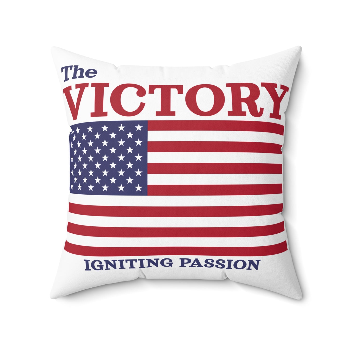 Patriotic American Flag Square Pillow – Perfect for Home Decor