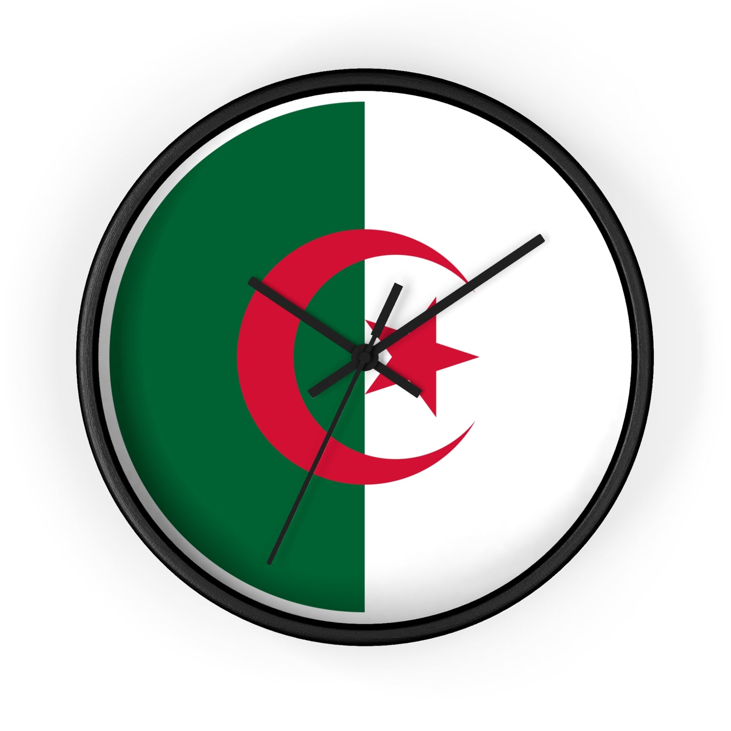 Algerian Flag Wall Clock - Stylish Home Decor for National Pride