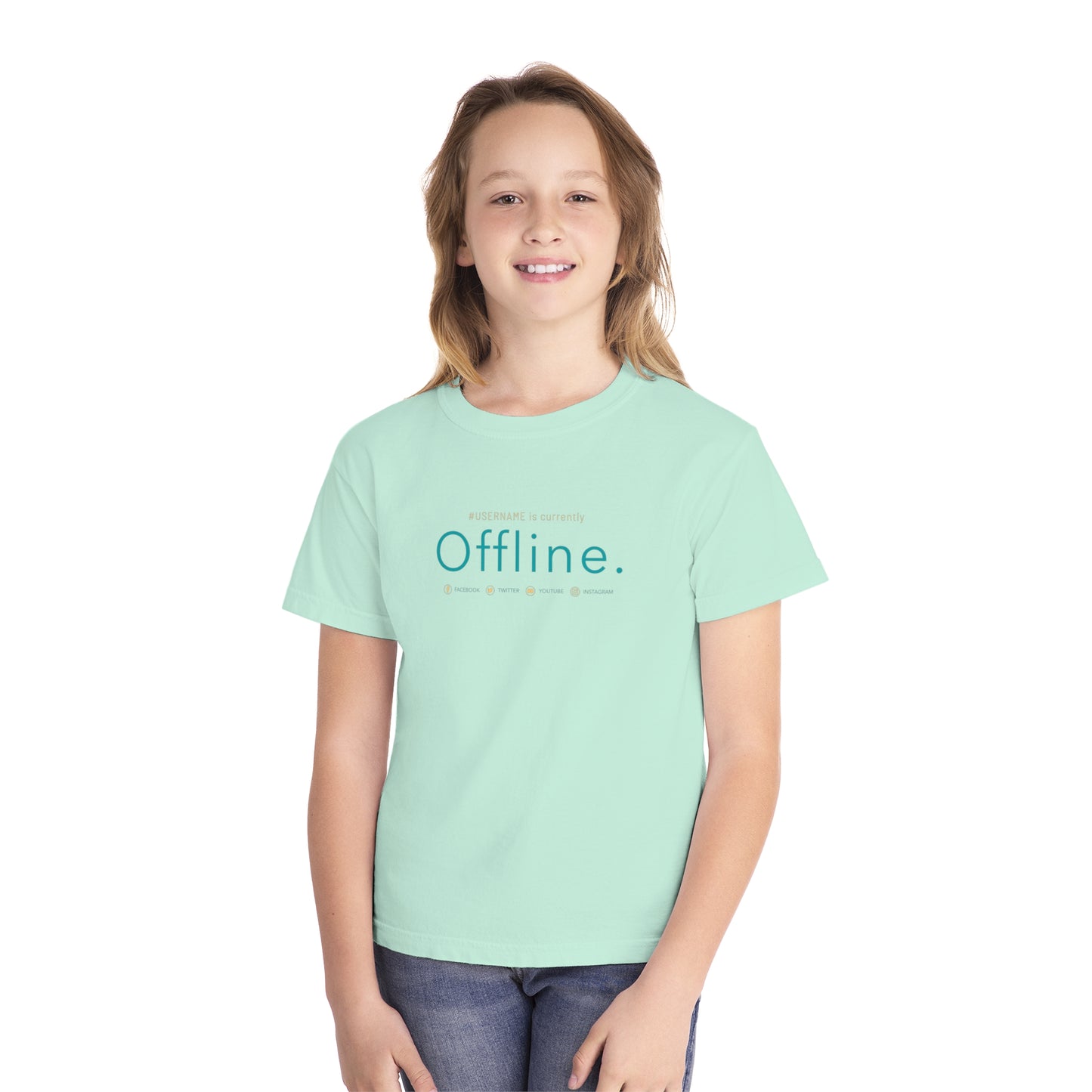 Social Media Statement Youth T-shirt