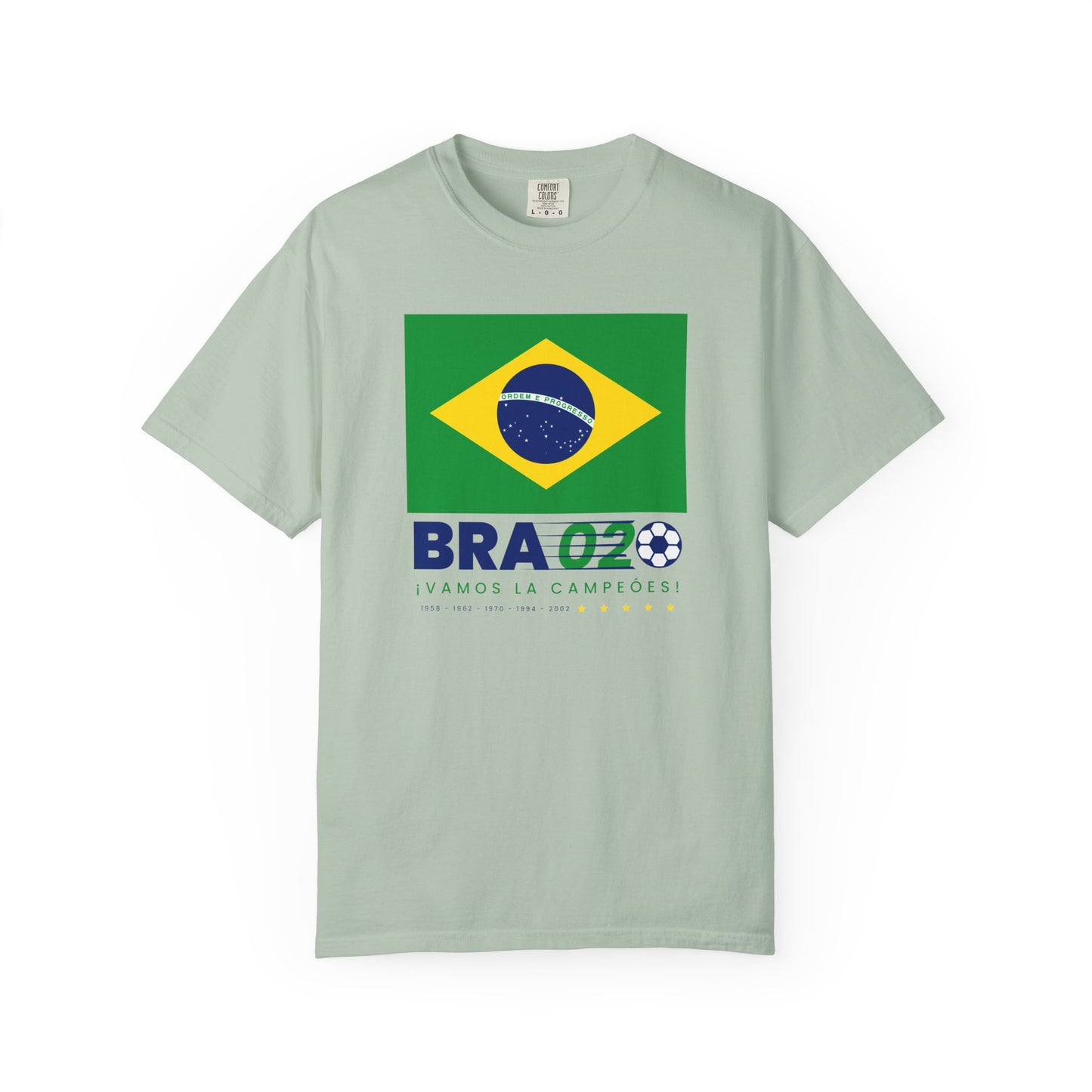 Unisex Sporty Summer Vibe Brazil Soccer T-Shirt