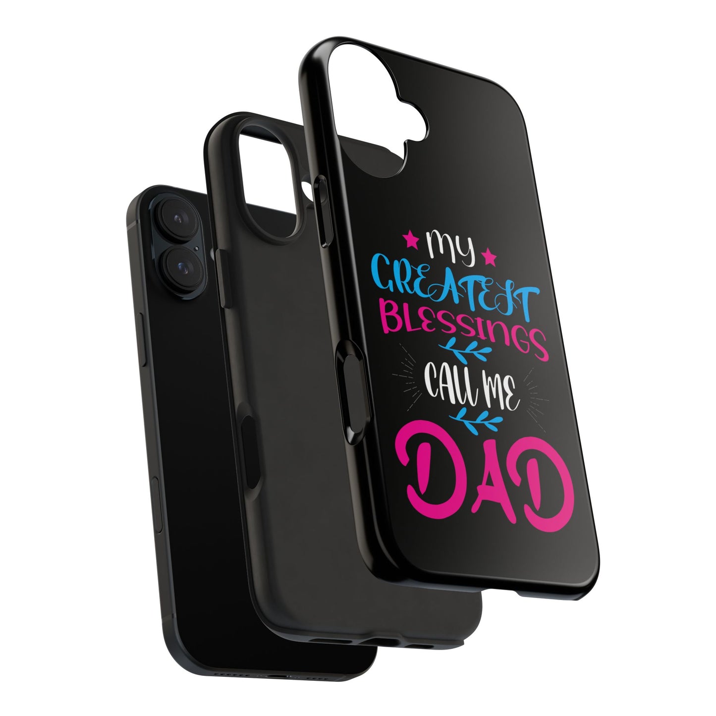 Personalized Phone Case - Fatherhood Dad My Greatest Blessings
