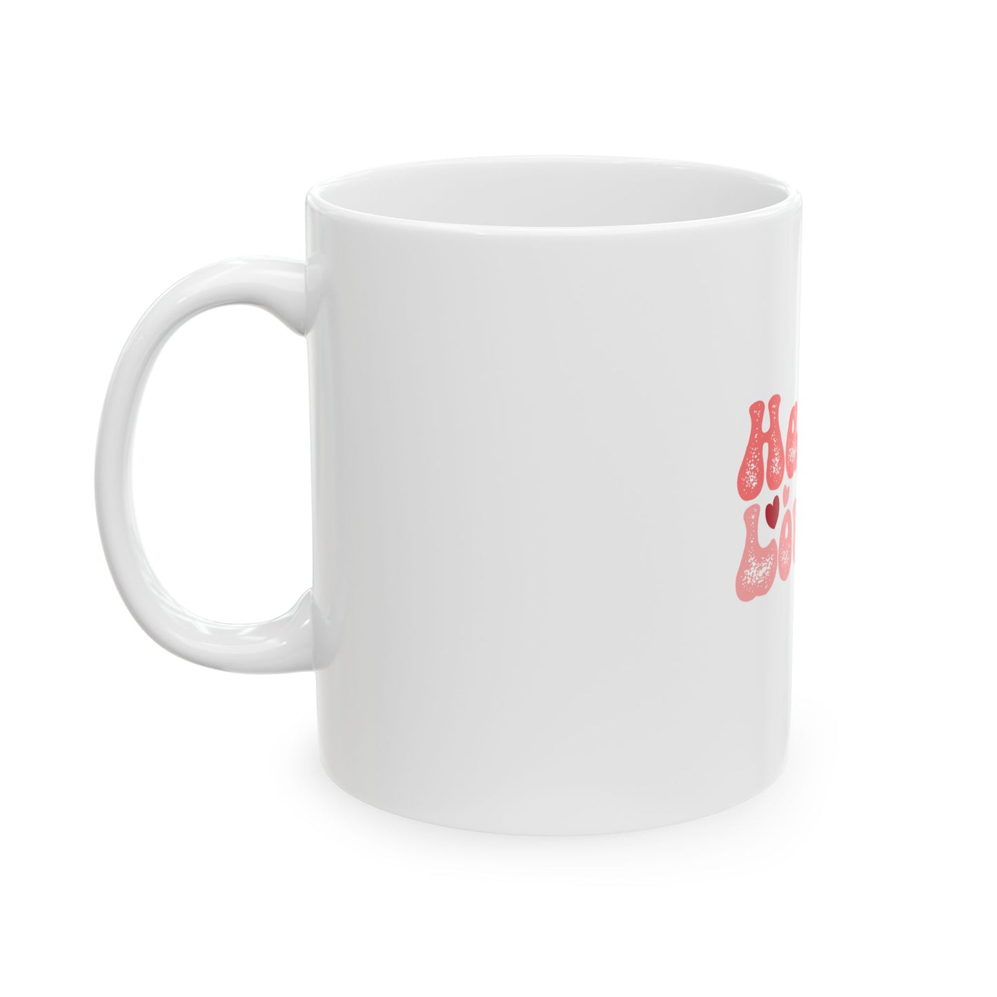 Happy Love Day Ceramic Mug - Perfect Gift for Friends, Valentine's Day