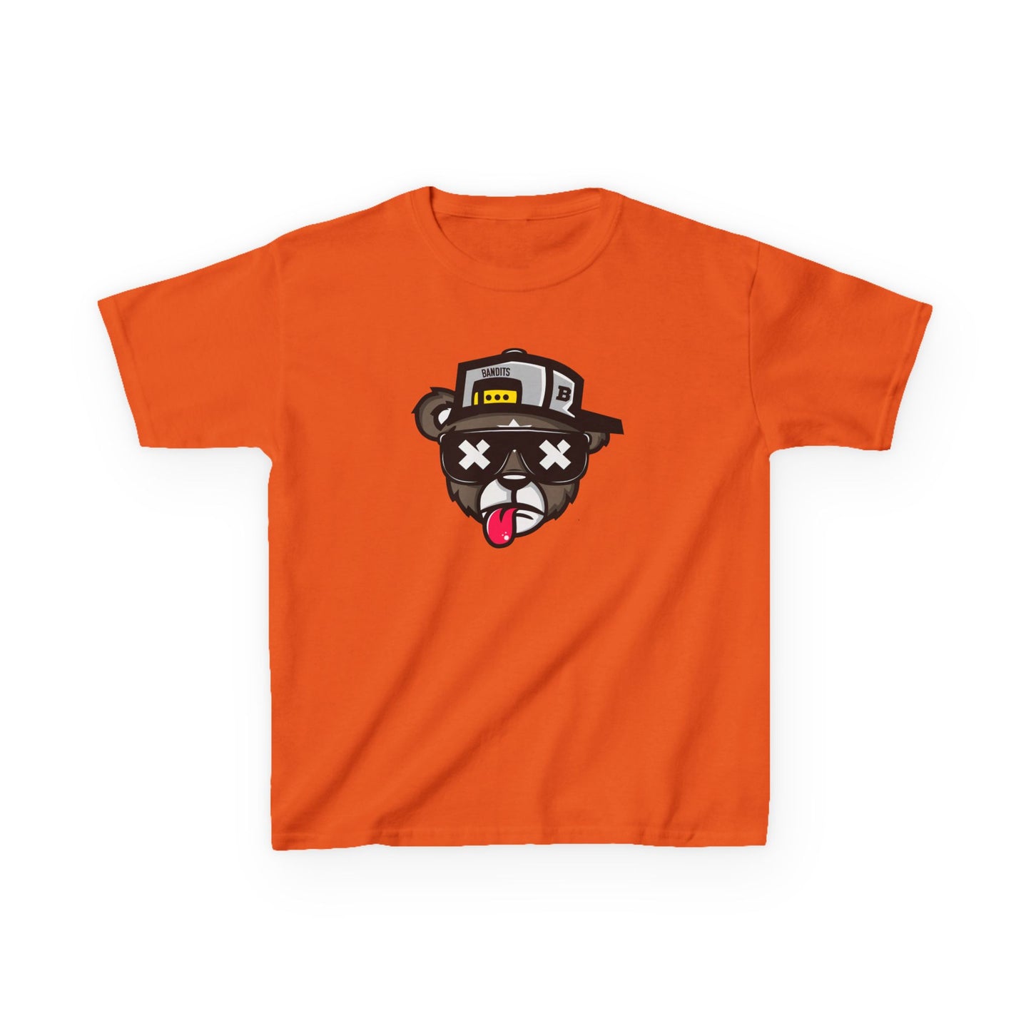 Cool Graphic Kids Tee with Funky Bear Design