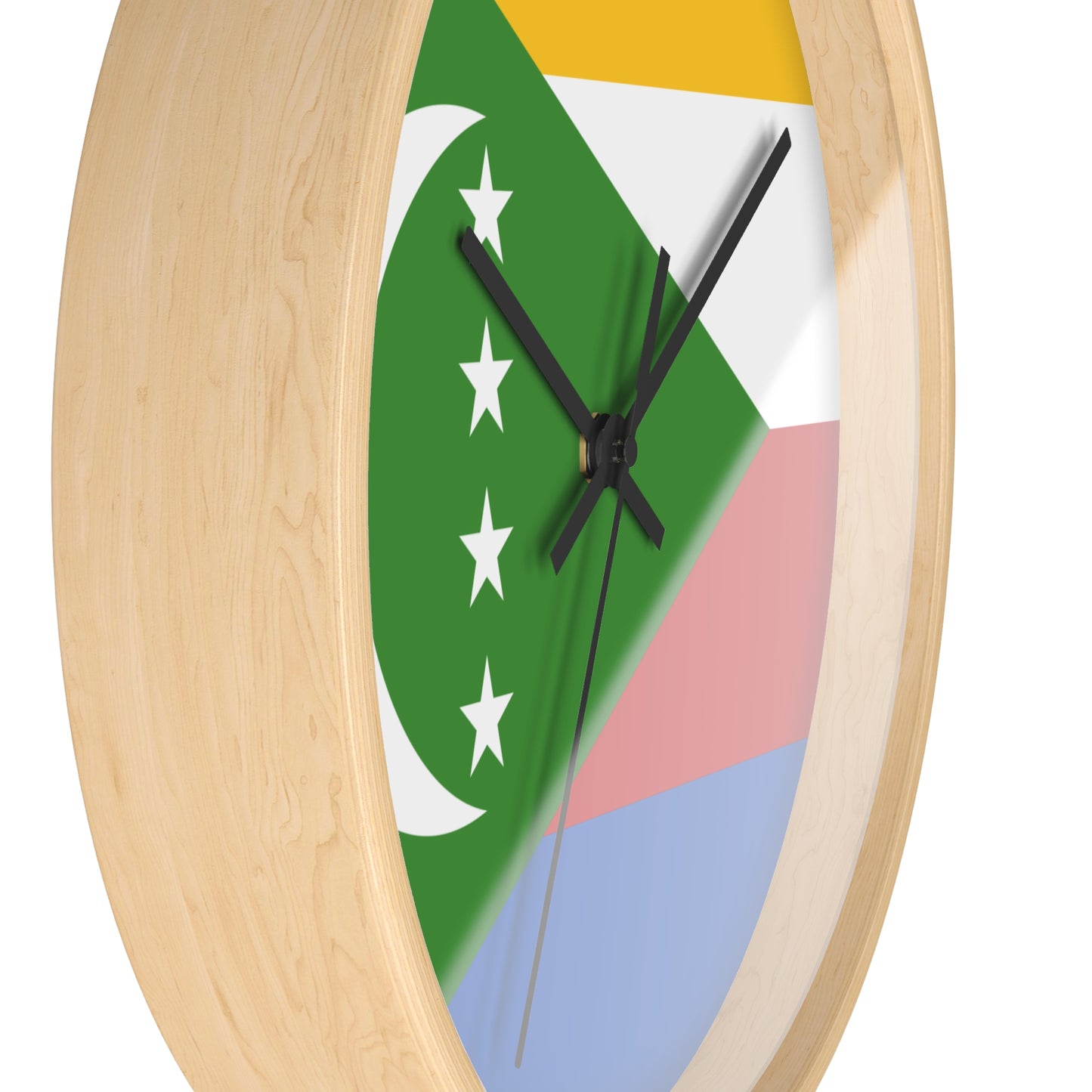 Comoros Flag Wall Clock - Vibrant, Stylish Home Decor for Flag Enthusiasts