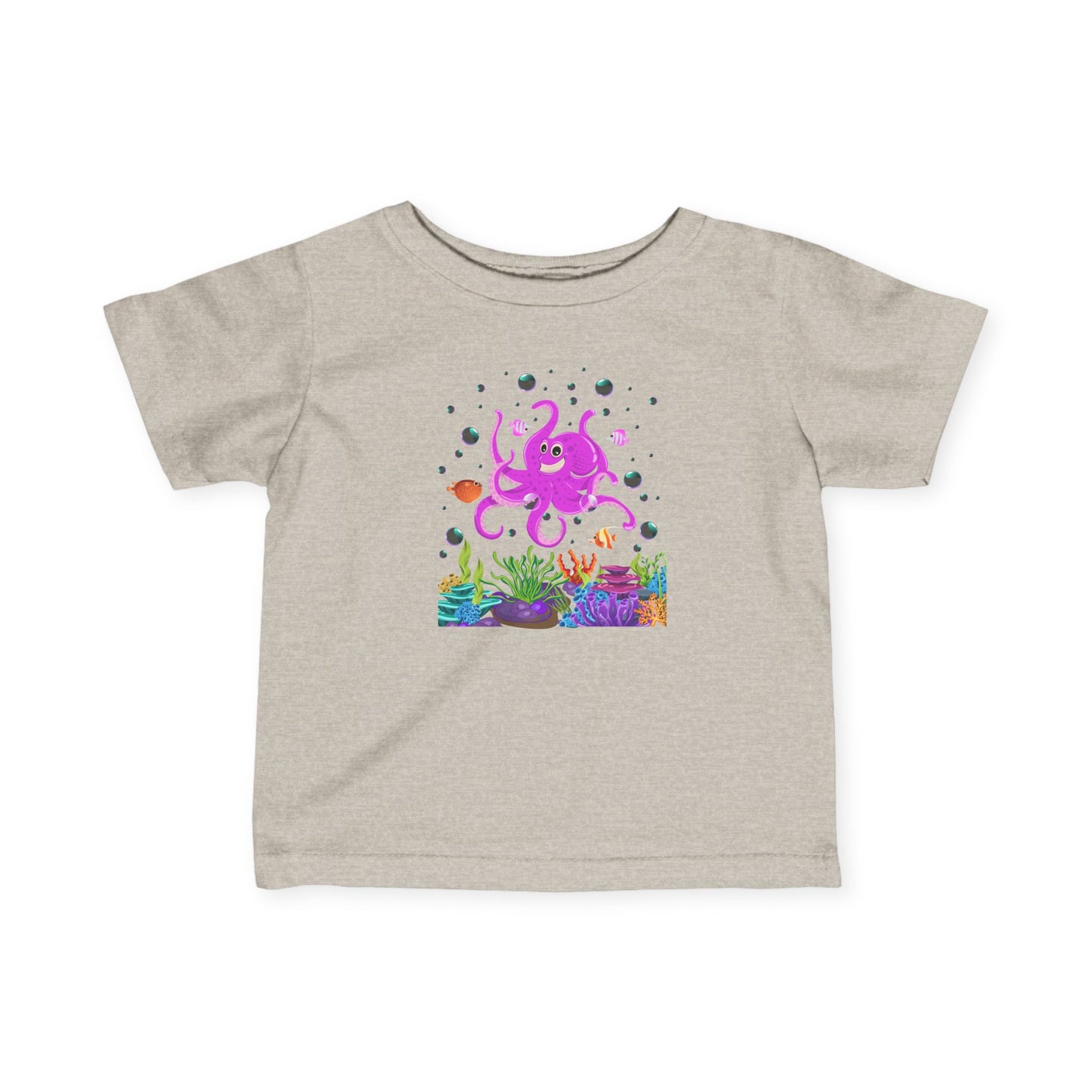 Infant Tee Whimsical Jellyfish Cute Sea Life Design for Babies