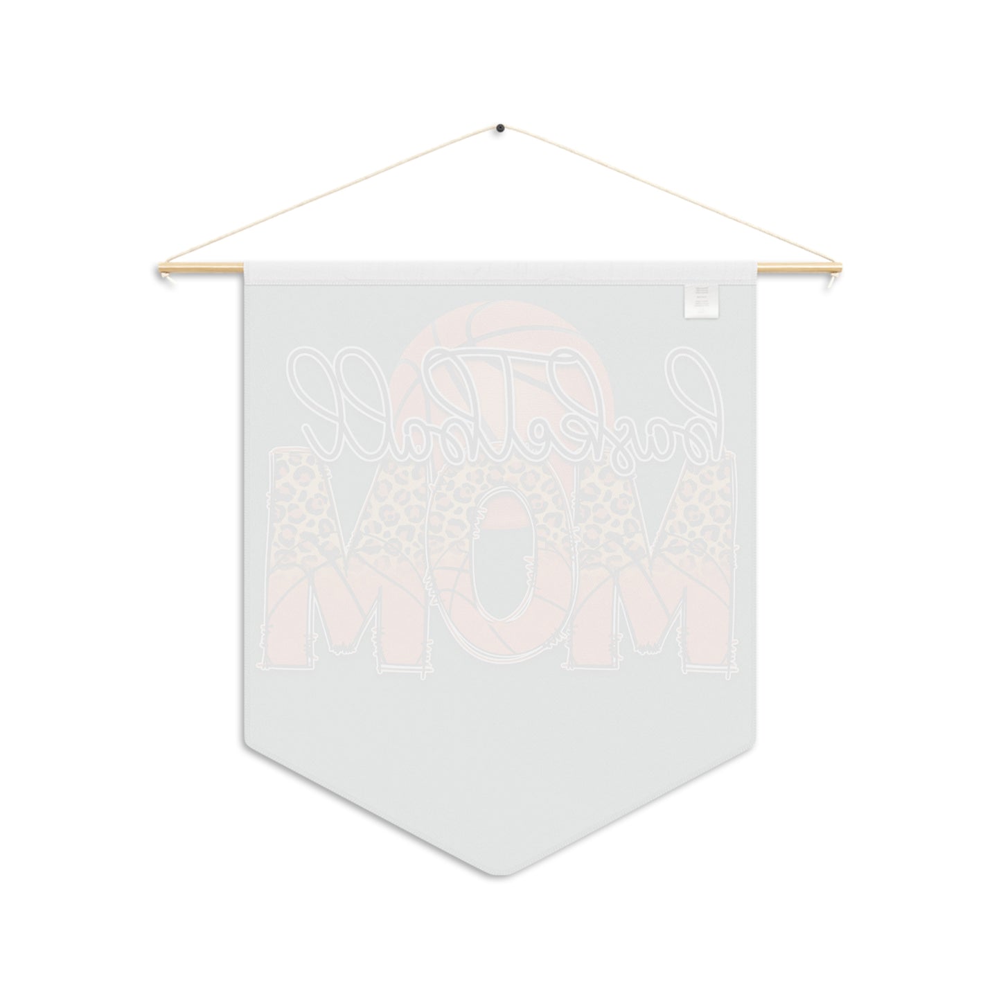 Basketball Mom Pennant - Sporty Decor for Proud Moms